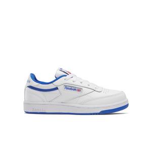 Reebok Club C "White/Vector Blue/Vector Red" Preschool Boys' Shoe