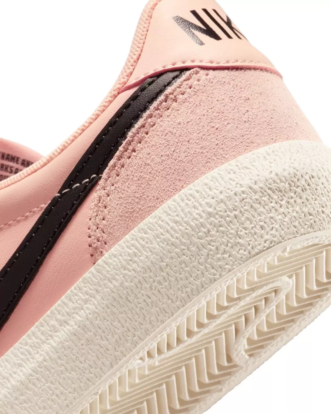 Nike Killshot 2 "Washed Coral/Sail/Coconut Milk/Black" Grade School Girls' Shoe - CORAL/COCONUT MILK/BLACK