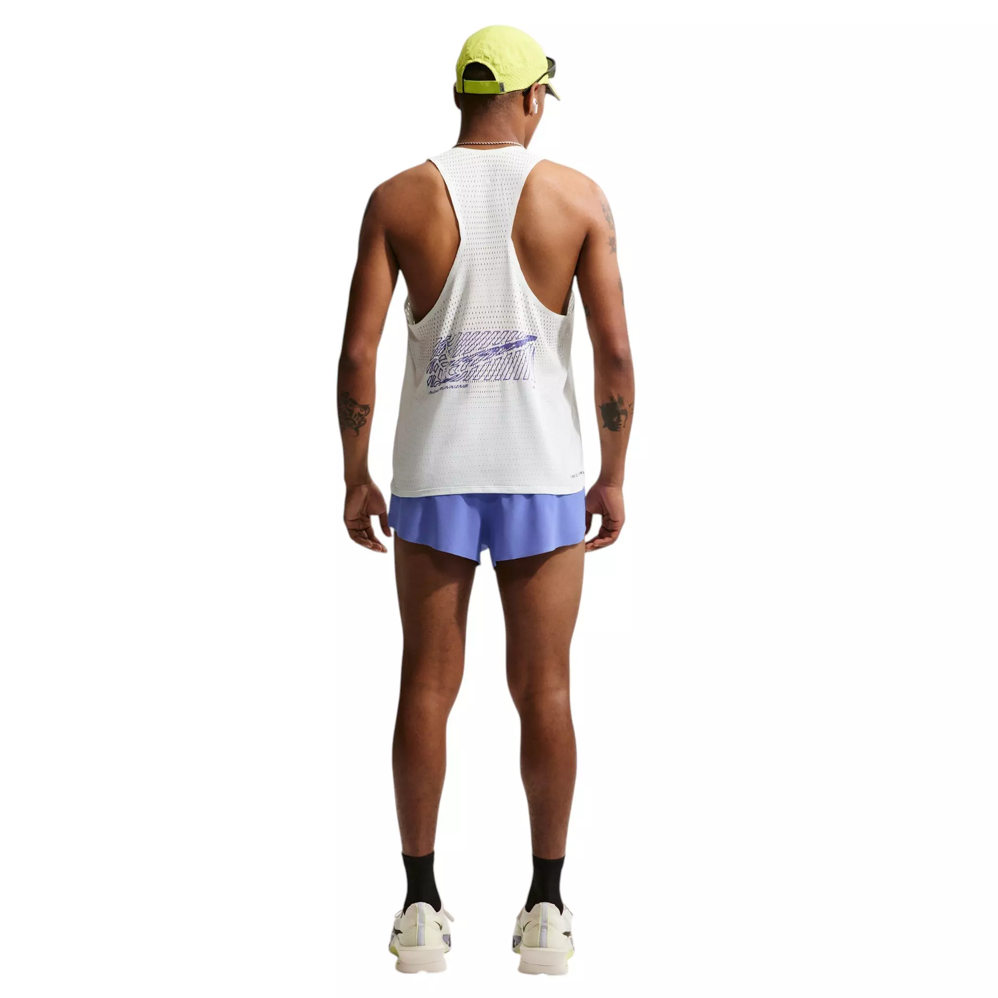 Nike Men's AeroSwift Dri-FIT ADV 2" Brief-Lined Running Shorts - Blue - BLUE
