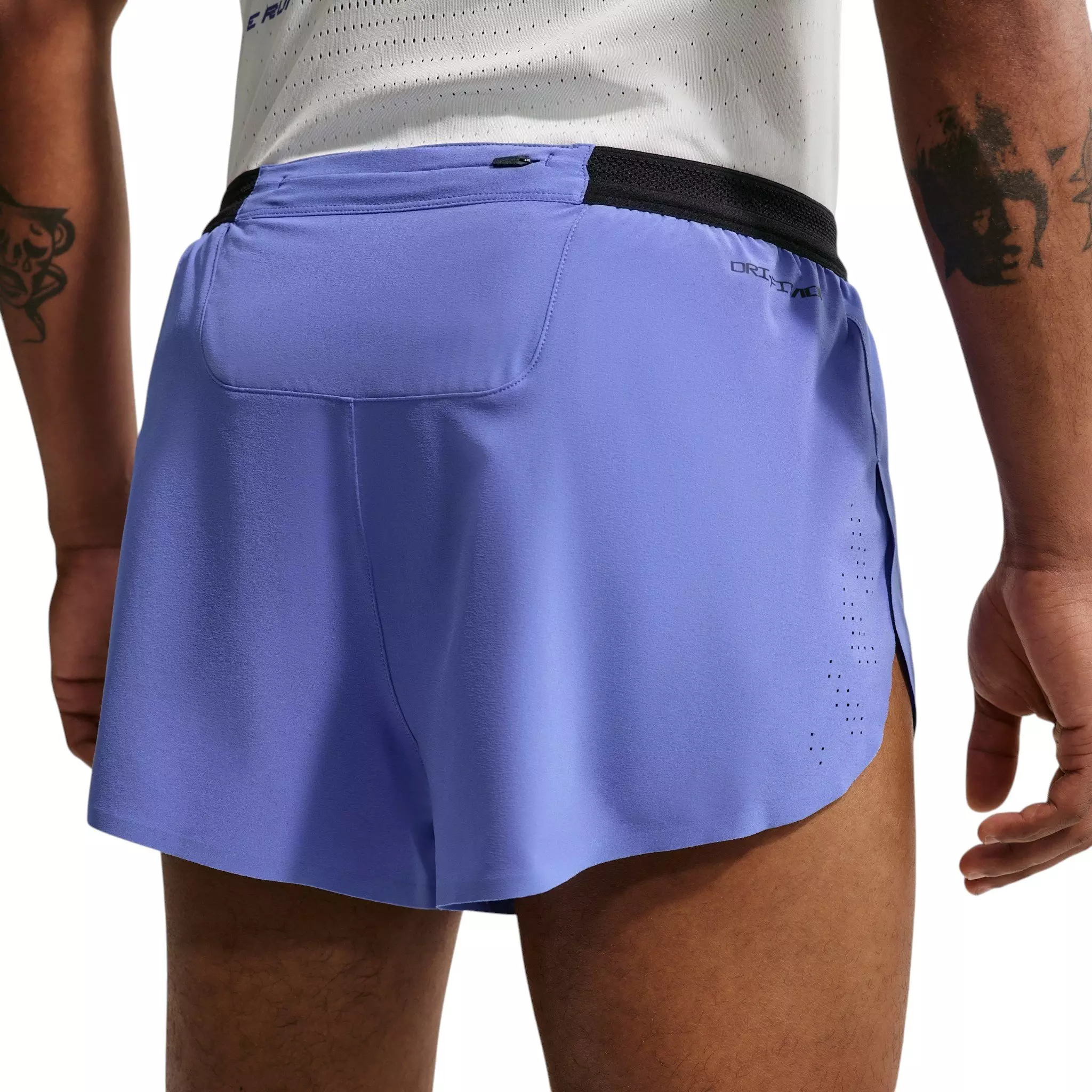 Nike Men's AeroSwift Dri-FIT ADV 2" Brief-Lined Running Shorts - Blue - BLUE