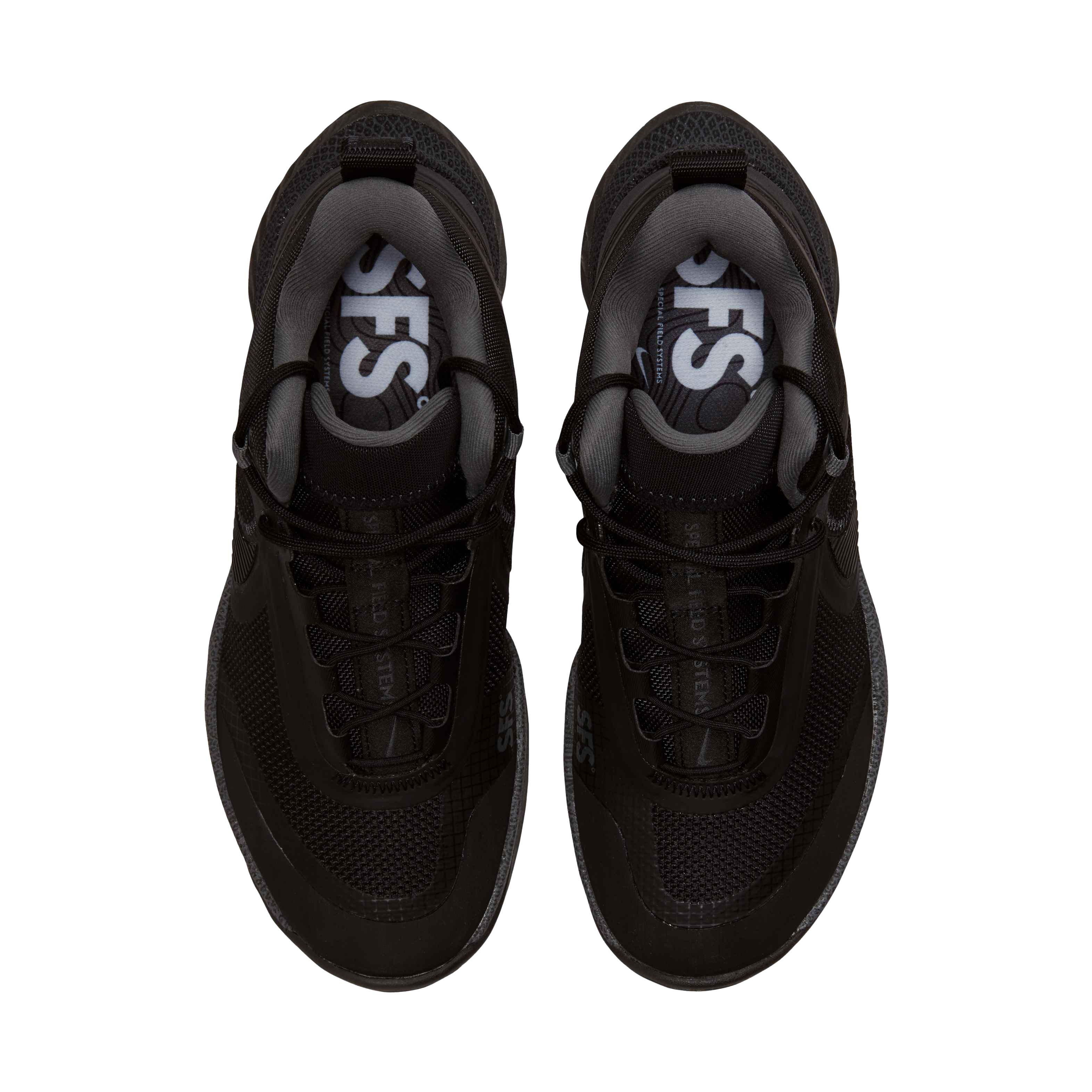 Nike React SFB Carbon "Black/Black/Anthracite" Men's Elite Outdoor Shoe - BLACK Thumbnail View 4