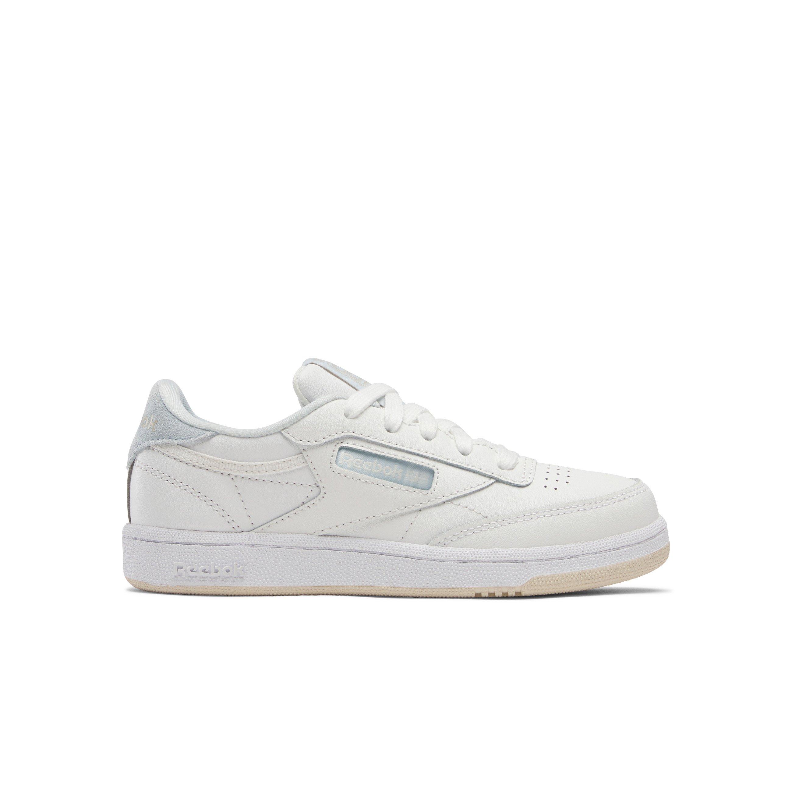 Reebok Club C "Chalk/Stucco/Feel Good Blue" Preschool Boys' Shoe - CHALK/STUCCO/BLUE Thumbnail View 1