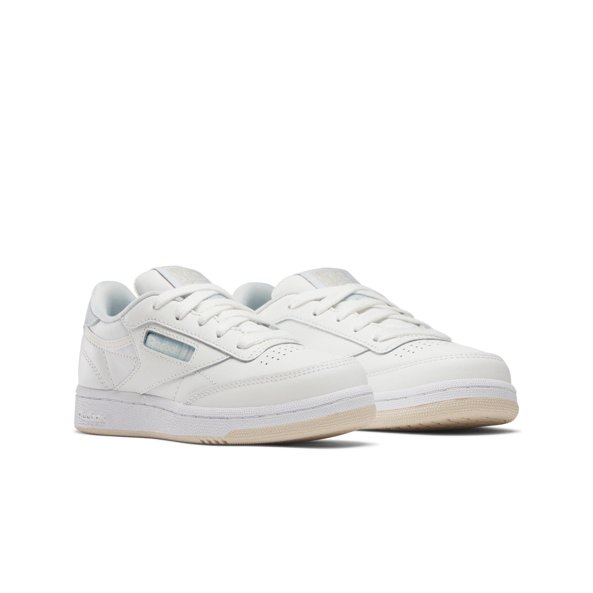 Reebok Club C "Chalk/Stucco/Feel Good Blue" Preschool Boys' Shoe - CHALK/STUCCO/BLUE Thumbnail View 2