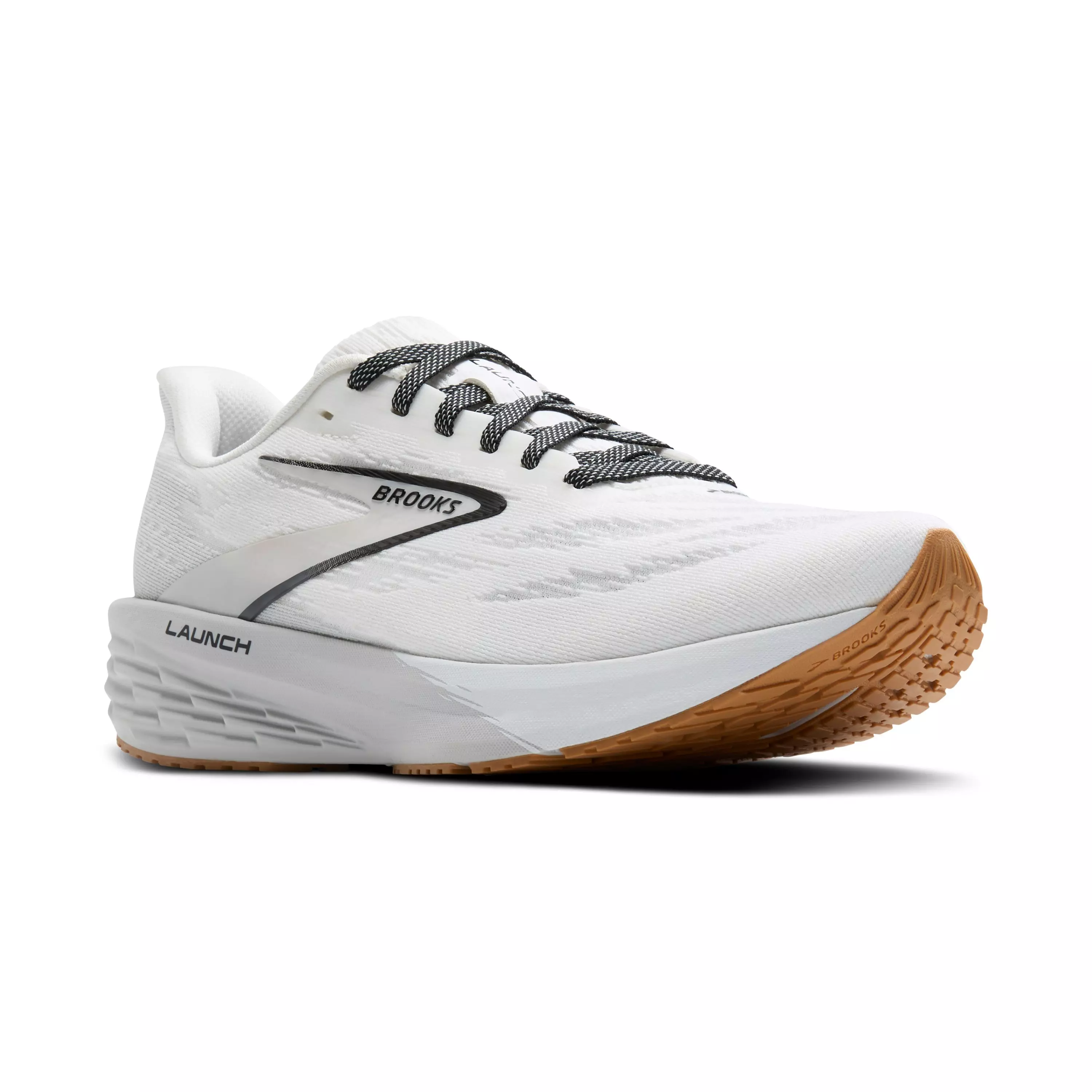 Brooks Launch 11 "White/Grey/Black" Men's Running Shoe - WHITE/GREY/BLACK