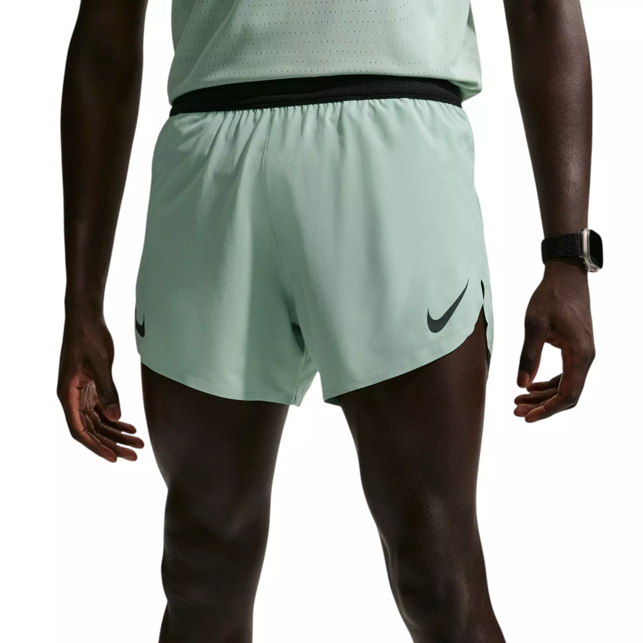 Nike Men's AeroSwift Dri-FIT ADV 2" Brief-Lined Running Shorts - Green - GREEN