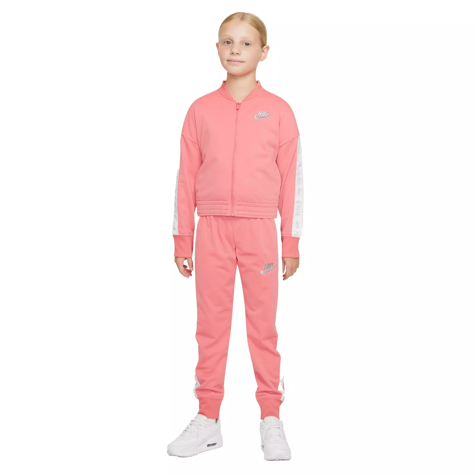 Nike Big Girls' Sportswear Tracksuit - PINK