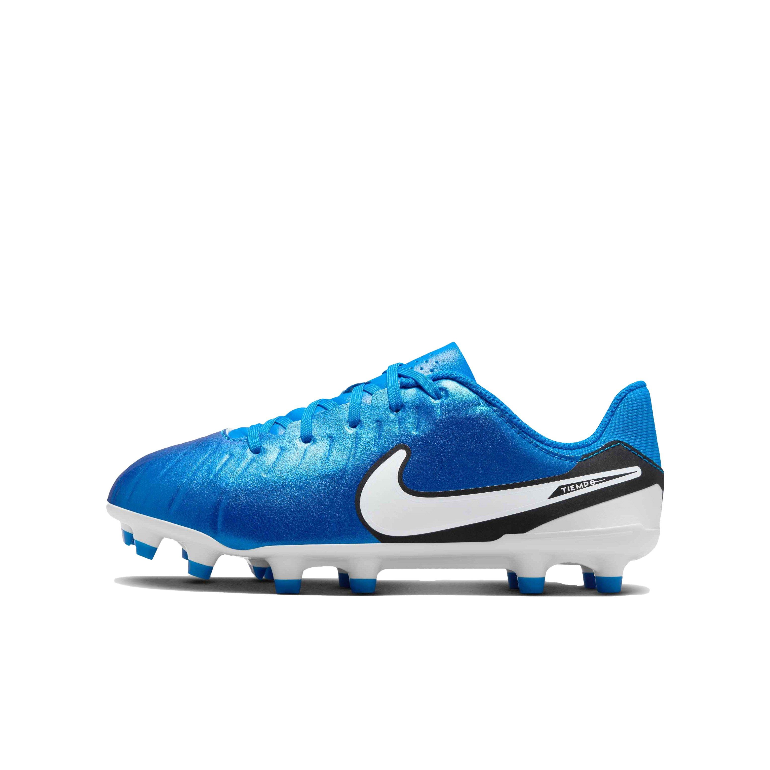Nike Jr. Tiempo Legend 10 Academy MG  Grade School Kids' "Soar/White" Soccer Cleat