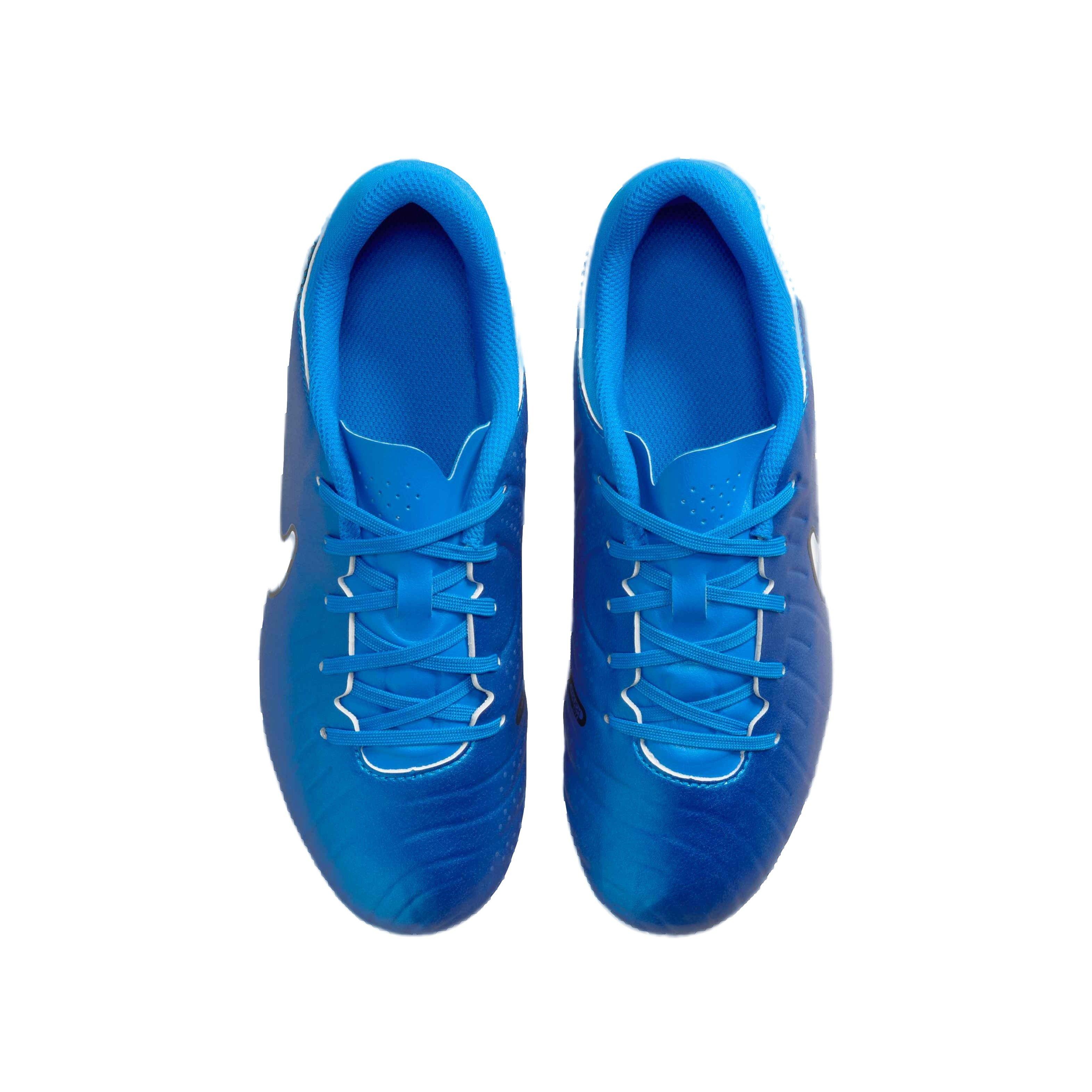 Nike Jr. Tiempo Legend 10 Academy MG  Grade School Kids' "Soar/White" Soccer Cleat