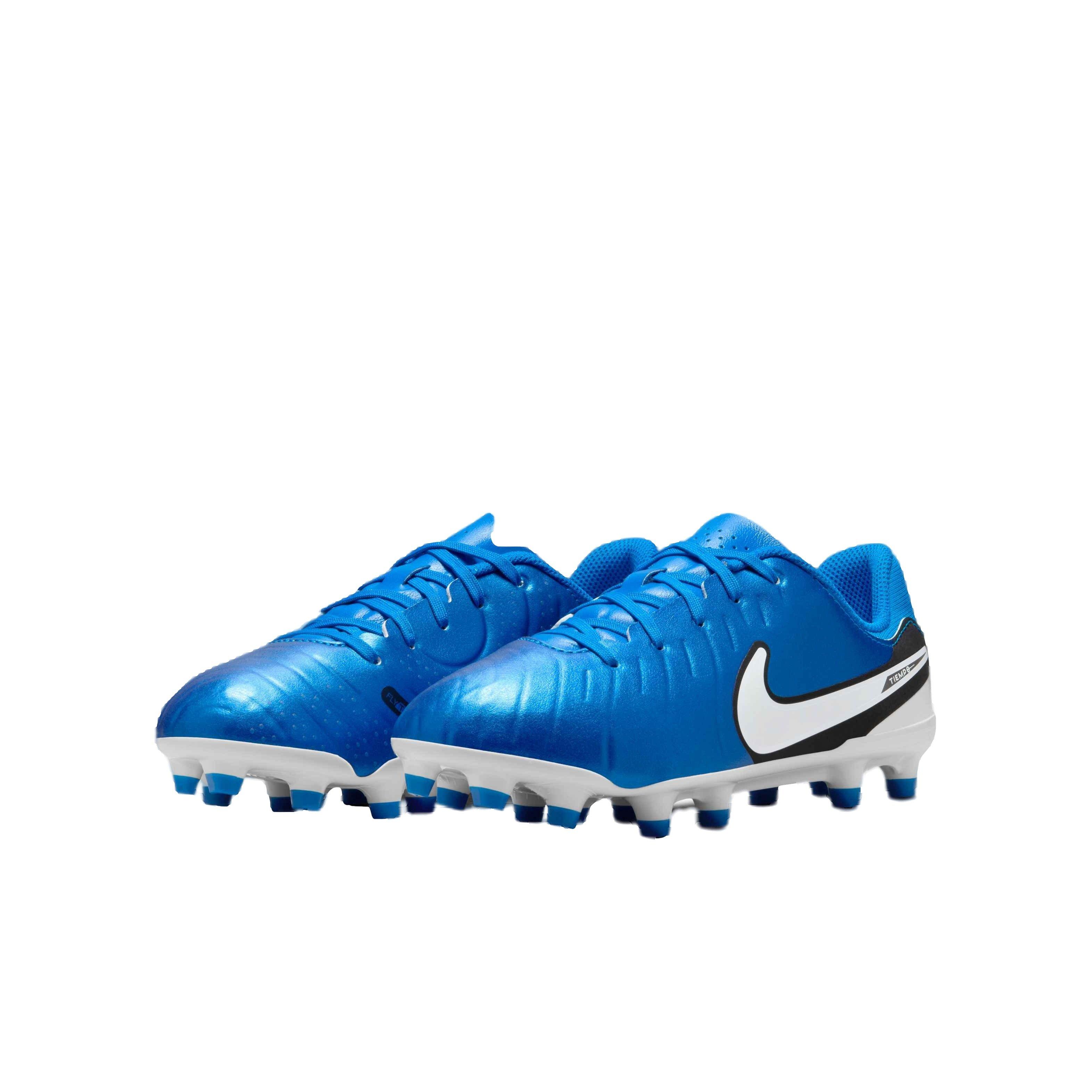 Nike Jr. Tiempo Legend 10 Academy MG  Grade School Kids' "Soar/White" Soccer Cleat