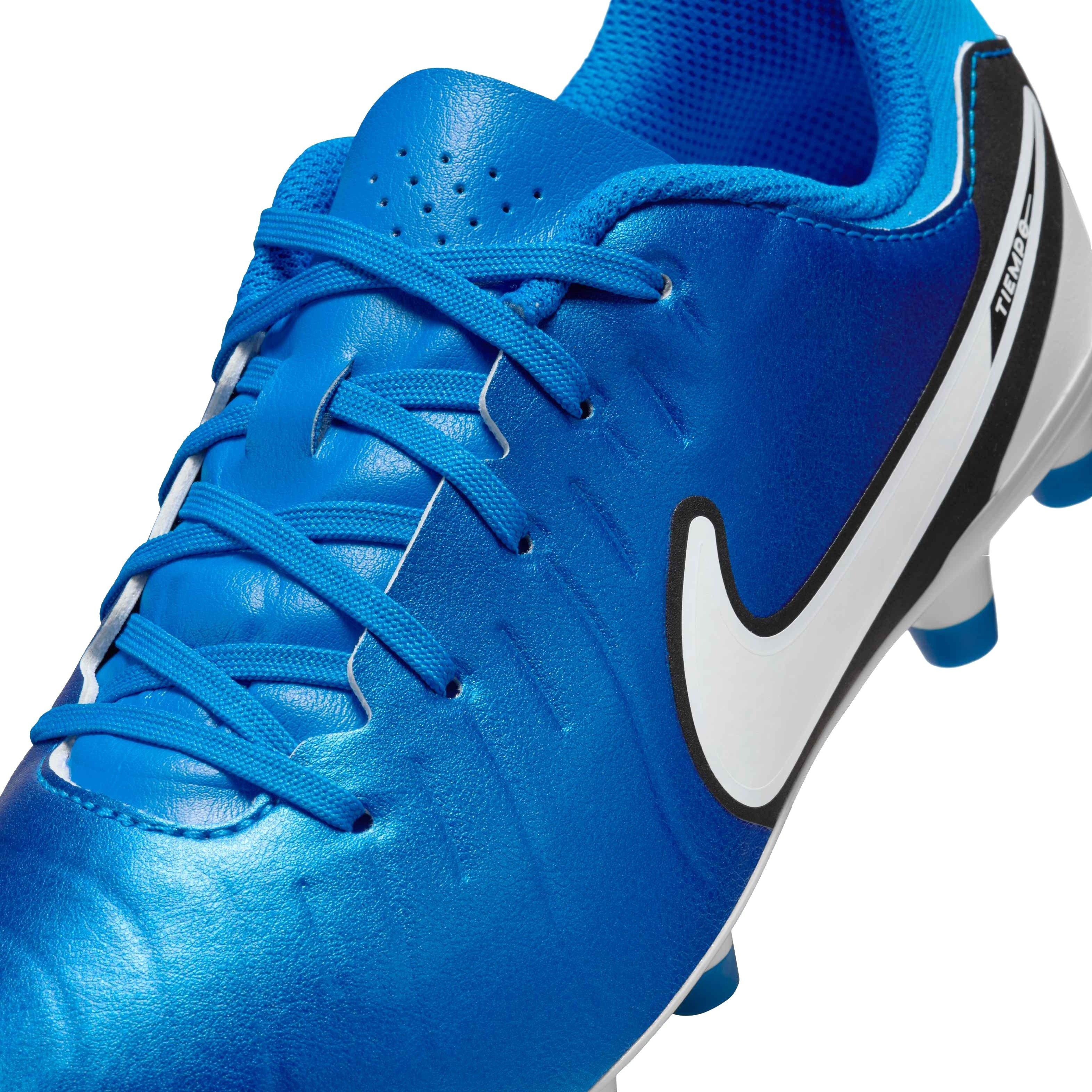 Nike Jr. Tiempo Legend 10 Academy MG  Grade School Kids' "Soar/White" Soccer Cleat