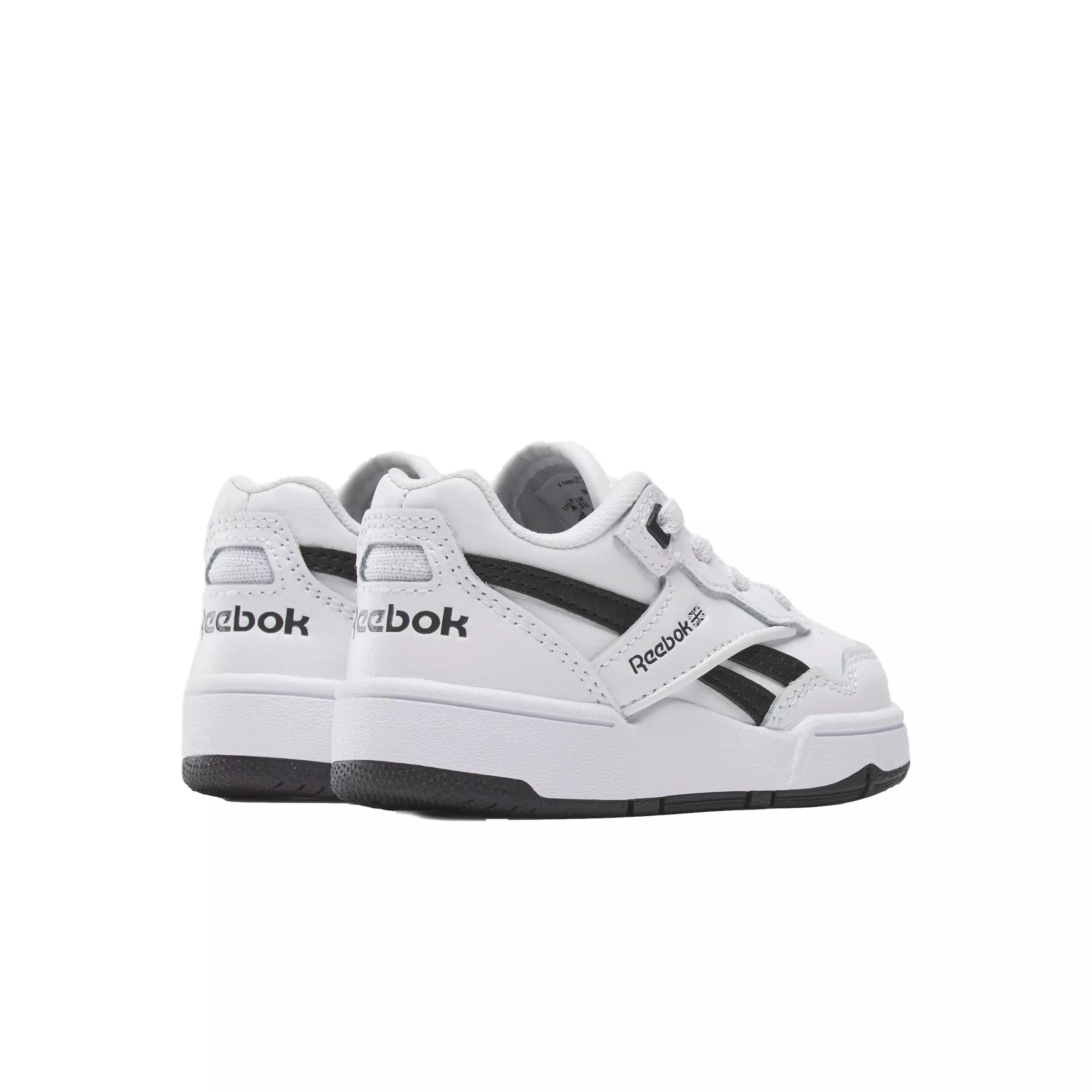 Reebok BB 4000 II "Ftwr White/Core Black/Pure Grey 7" Infant Boys' Shoe - WHITE/BLACK/GREY