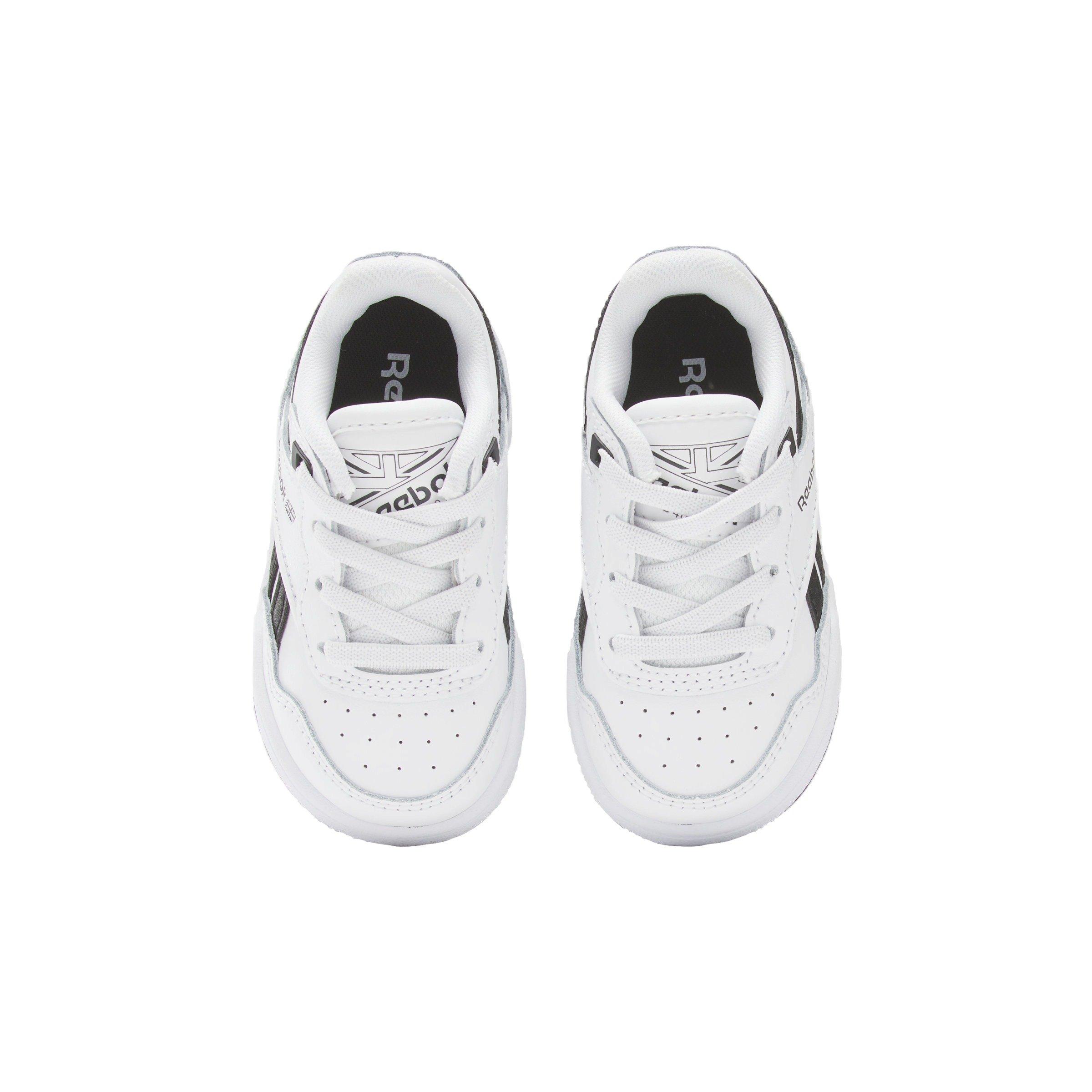 Reebok BB 4000 II Infant Boys' "Ftwr White/Core Black/Pure Grey 7" Shoe