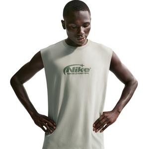Nike Men's Dri-FIT Sleeveless Running T-Shirt - Green - GREEN