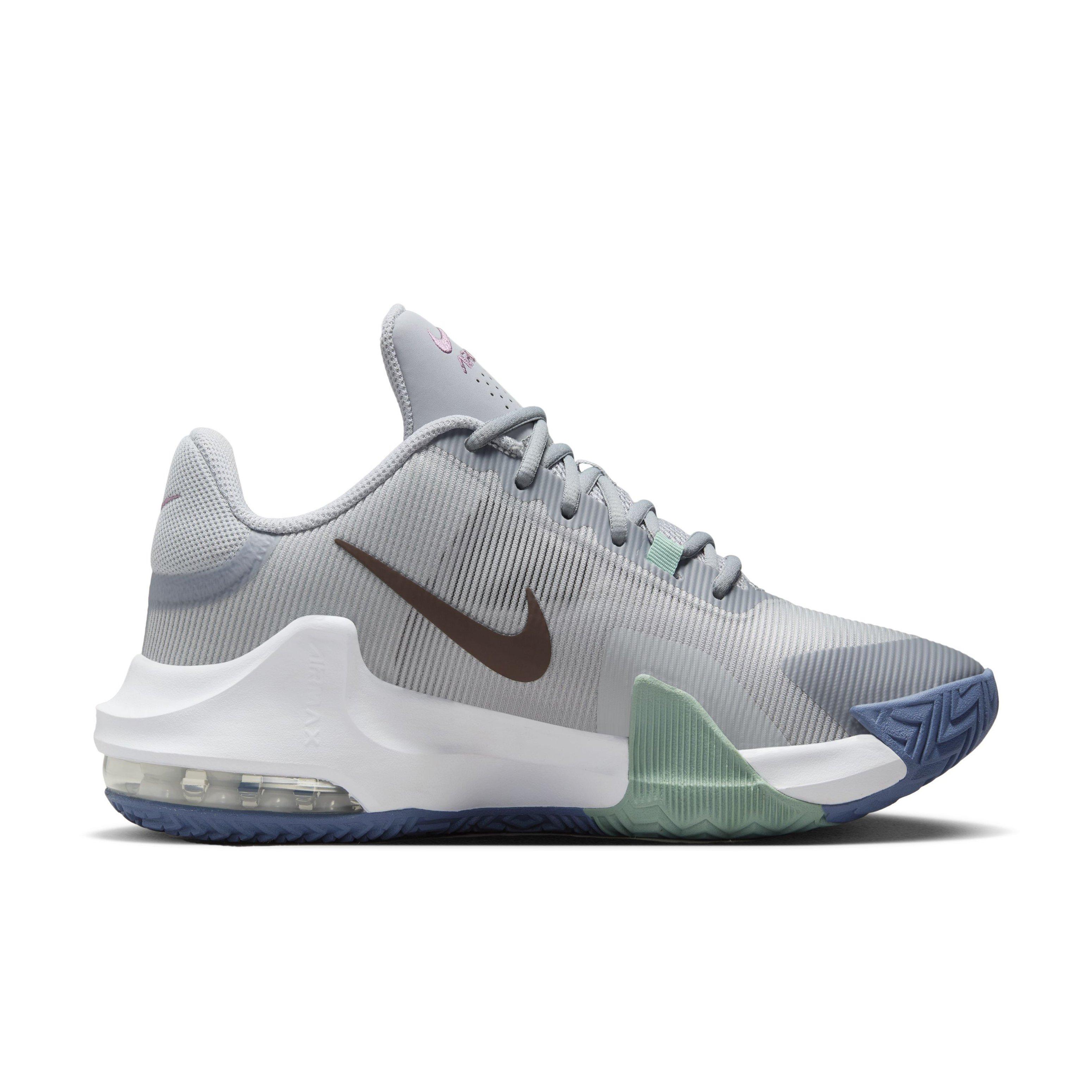 Nike Impact 4 "Wolf Grey/Mineral/Diffused Blue/Burgundy Crush" Men's Basketball Shoe - GREY/MINERAL/BLUE/BURGUNDY Thumbnail View 1