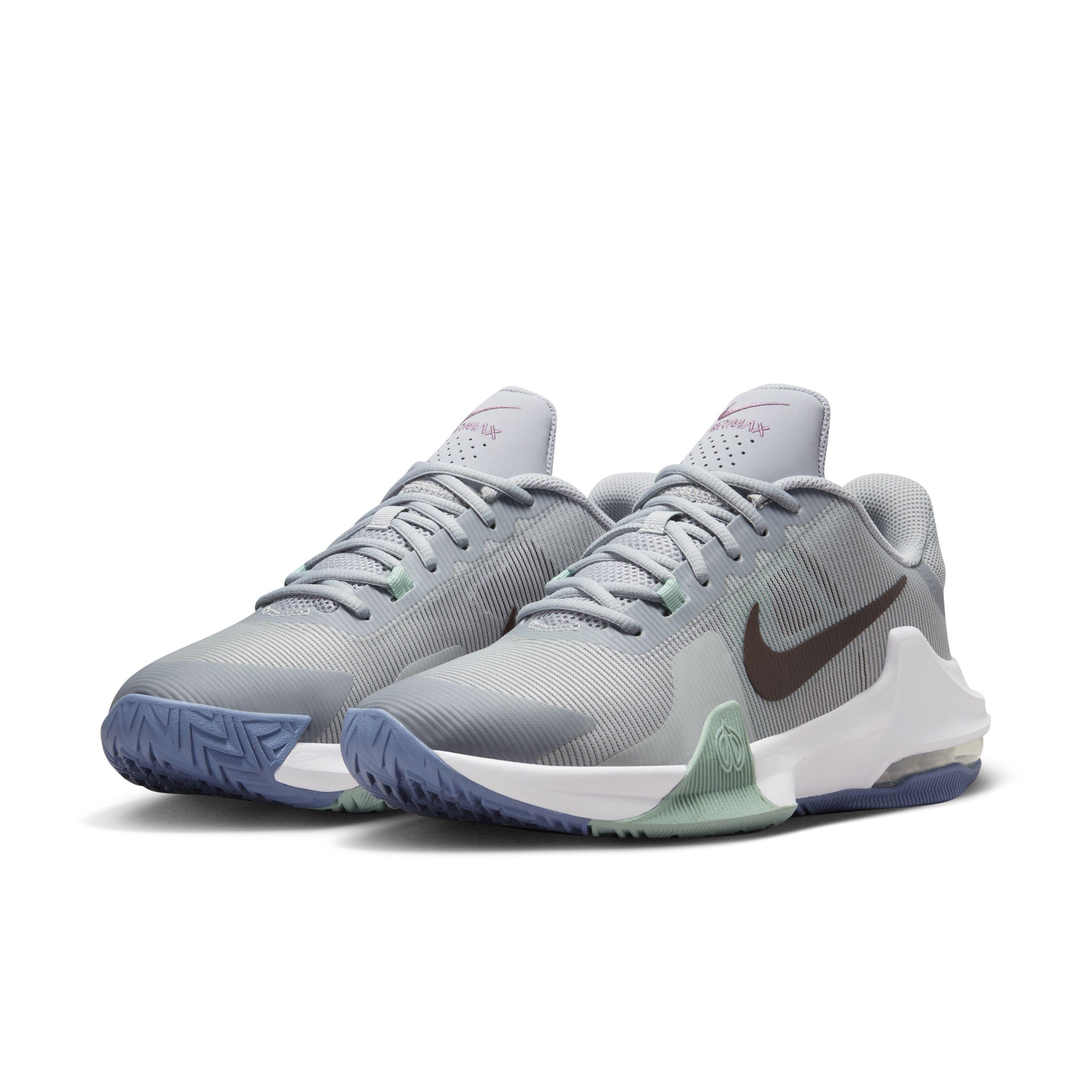 Nike Impact 4 "Wolf Grey/Mineral/Diffused Blue/Burgundy Crush" Men's Basketball Shoe - GREY/MINERAL/BLUE/BURGUNDY Thumbnail View 3