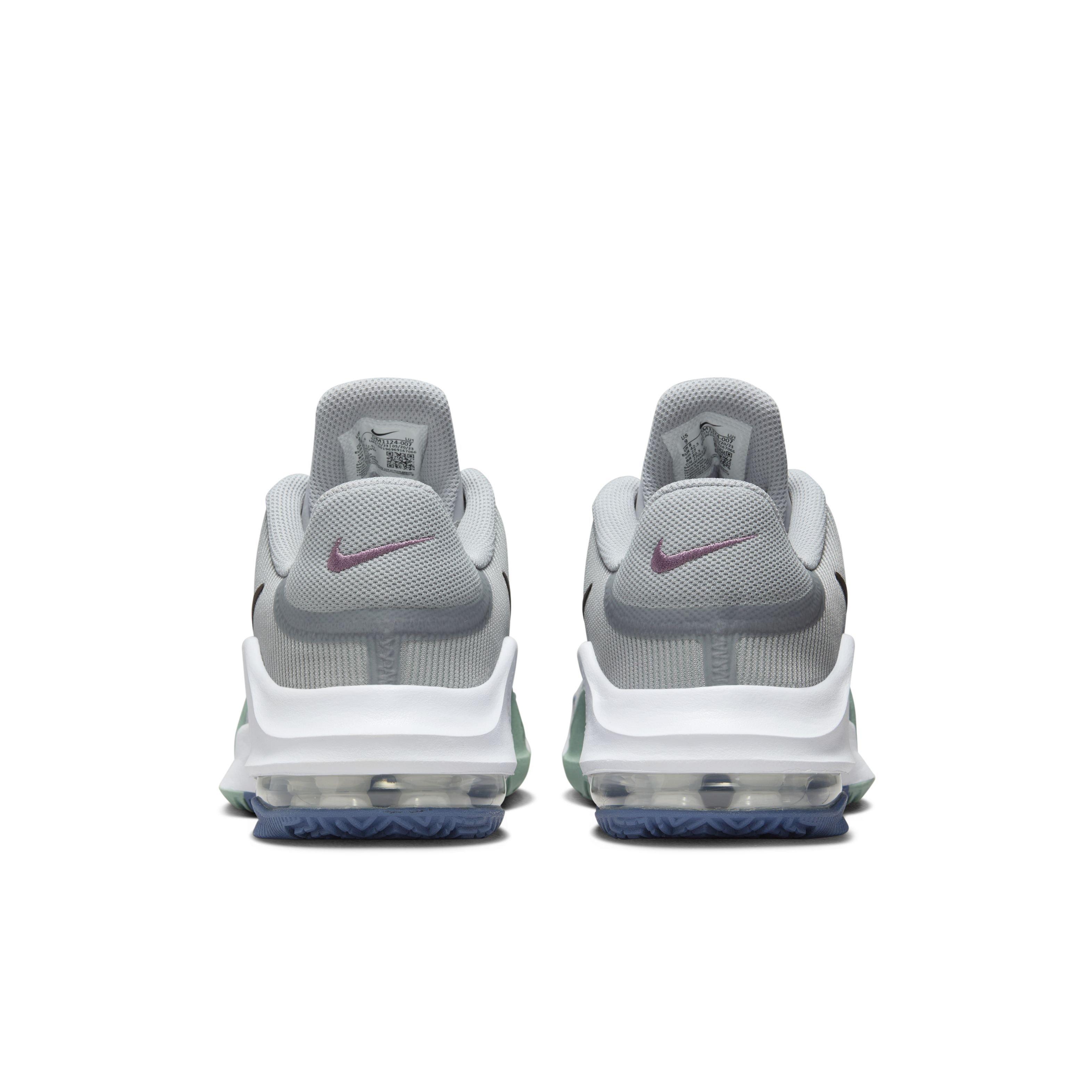 Nike Impact 4 "Wolf Grey/Mineral/Diffused Blue/Burgundy Crush" Men's Basketball Shoe - GREY/MINERAL/BLUE/BURGUNDY Thumbnail View 5