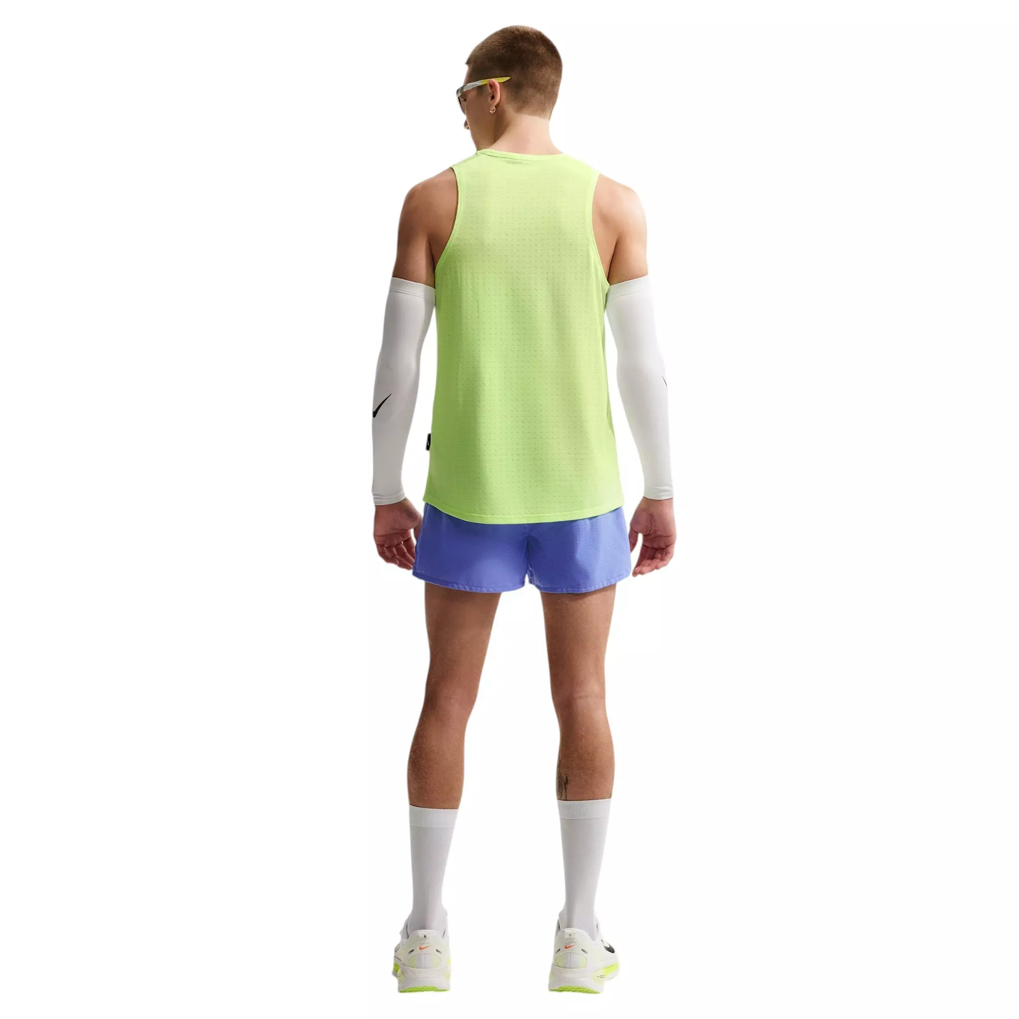 Nike Men's Fast Dri-FIT 3" Brief-Lined Running Shorts - Blue - BLUE