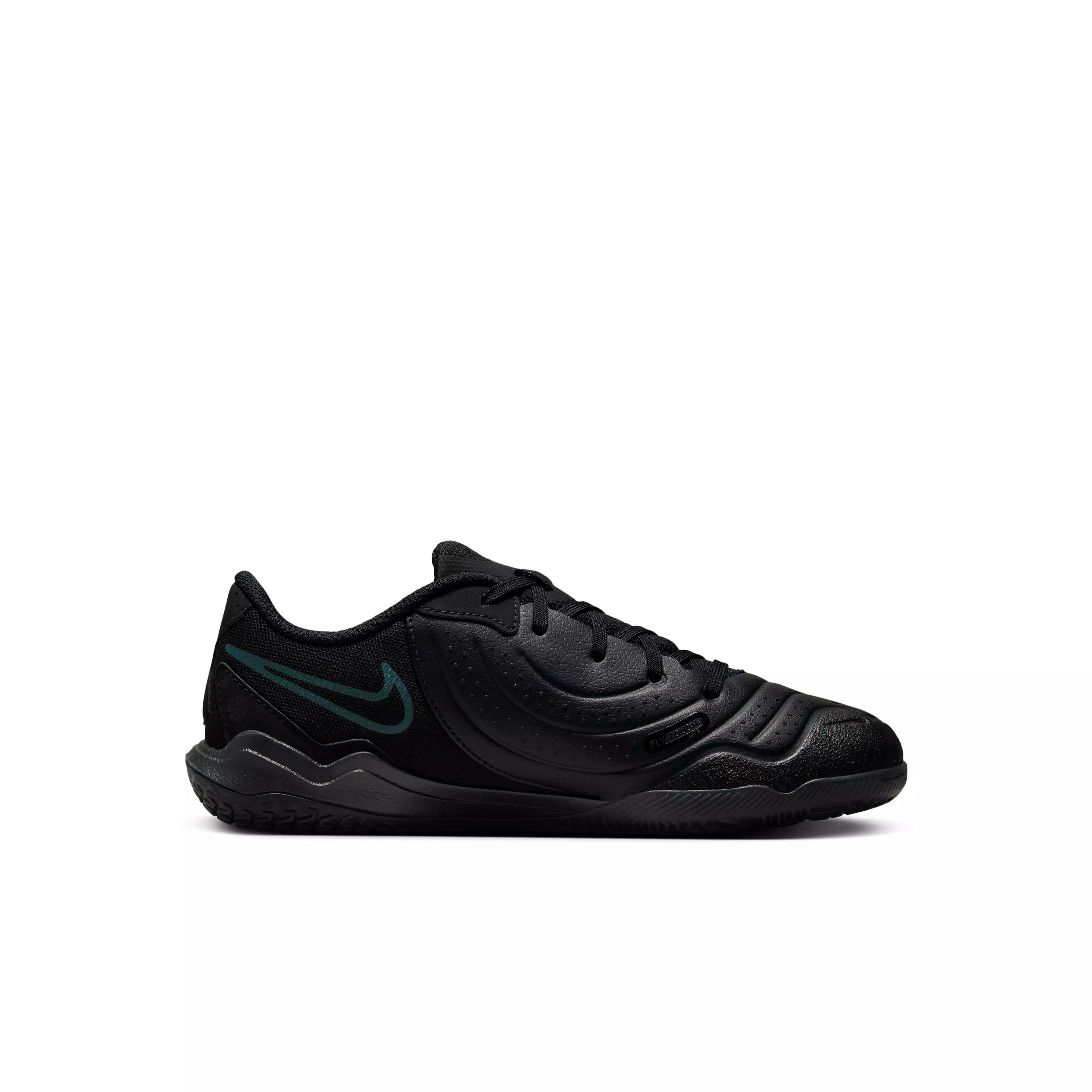 Nike Jr. Tiempo Legend 10 Academy "Black/Deep Jungle/Black" Preschool Kids' Soccer Shoe - BLACK/JUNGLE/BLACK