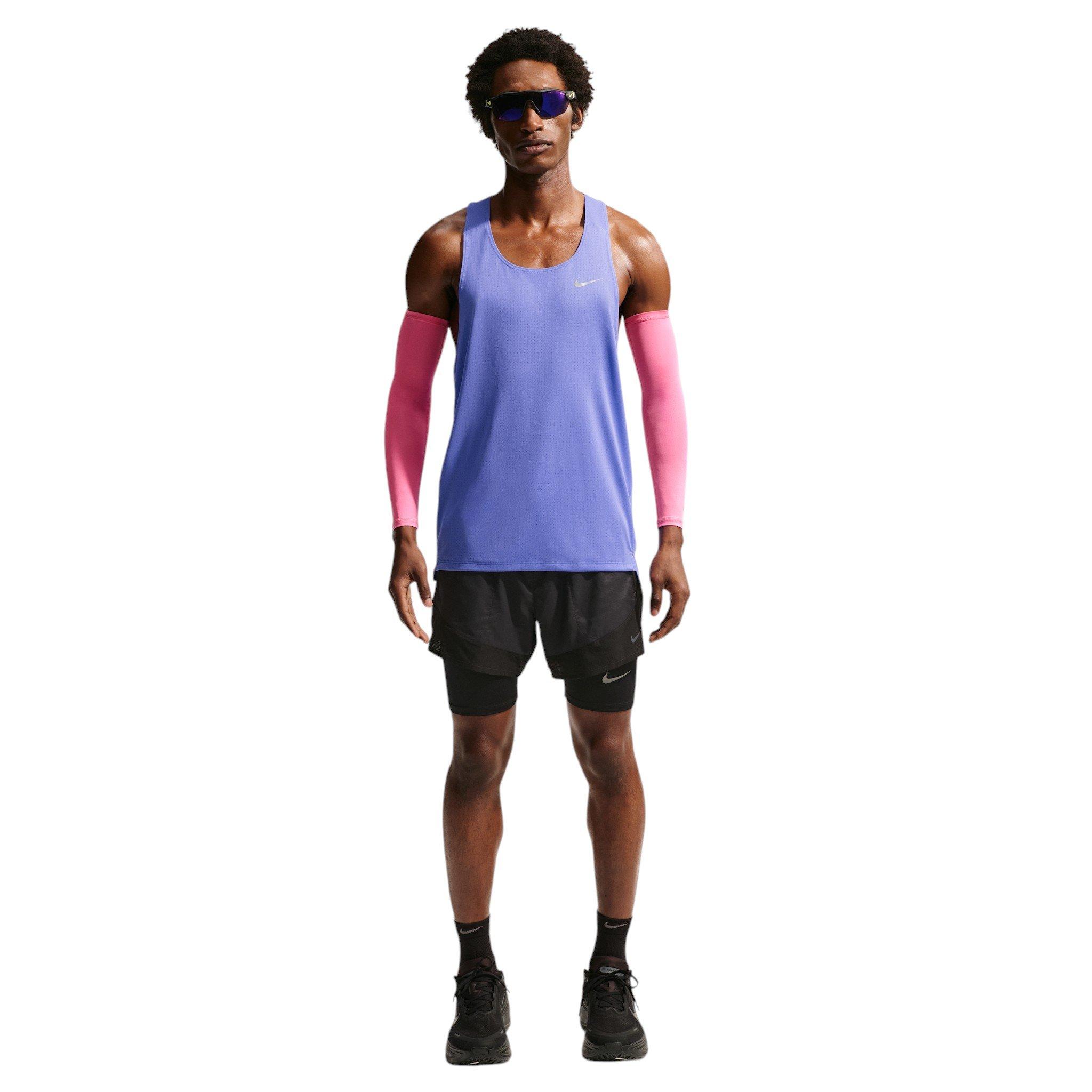Nike Men's Fast Dri-FIT Running Singlet - Blue - BLUE