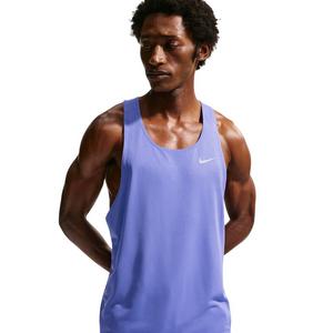 Nike Men's Fast Dri-FIT Running Singlet - Blue - BLUE