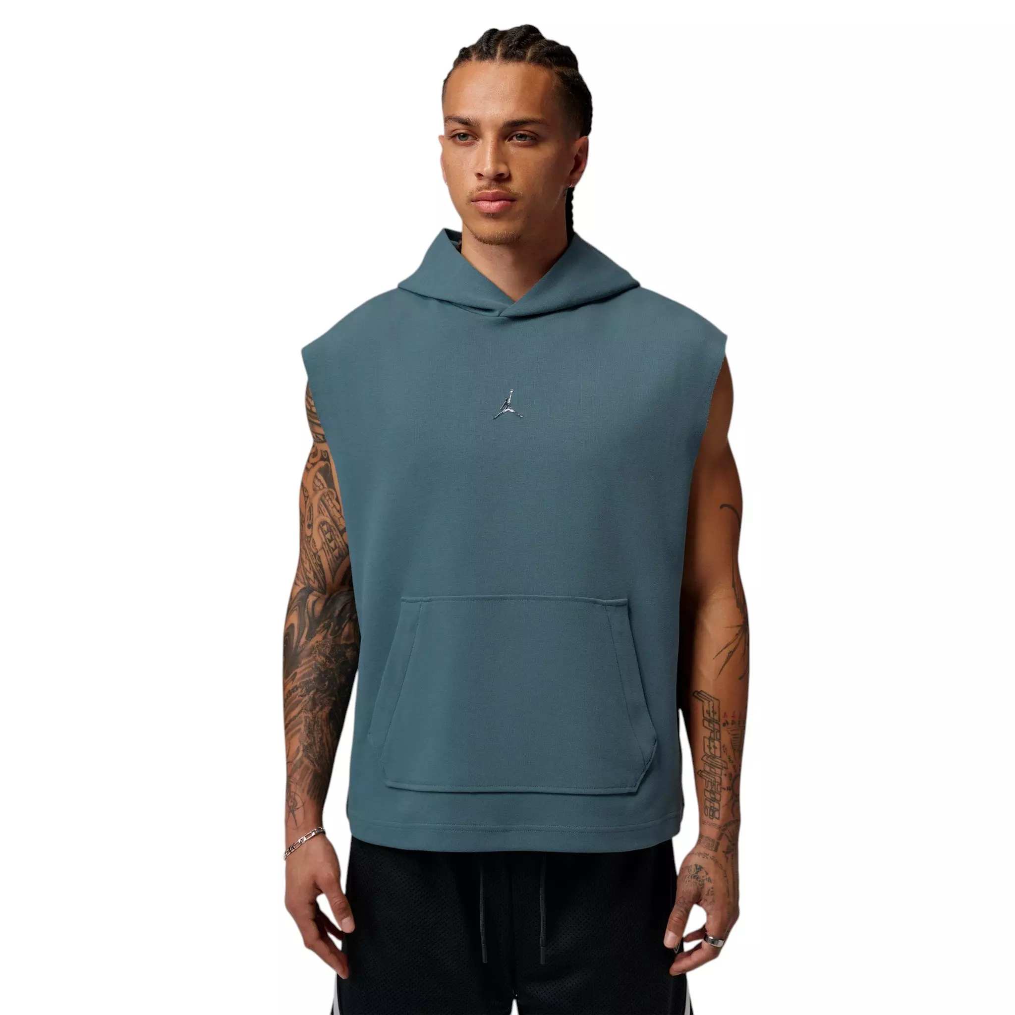 Jordan Men's Sport Hoop Fleece Dri-FIT Sleeveless Pullover Hoodie - Blue - BLUE