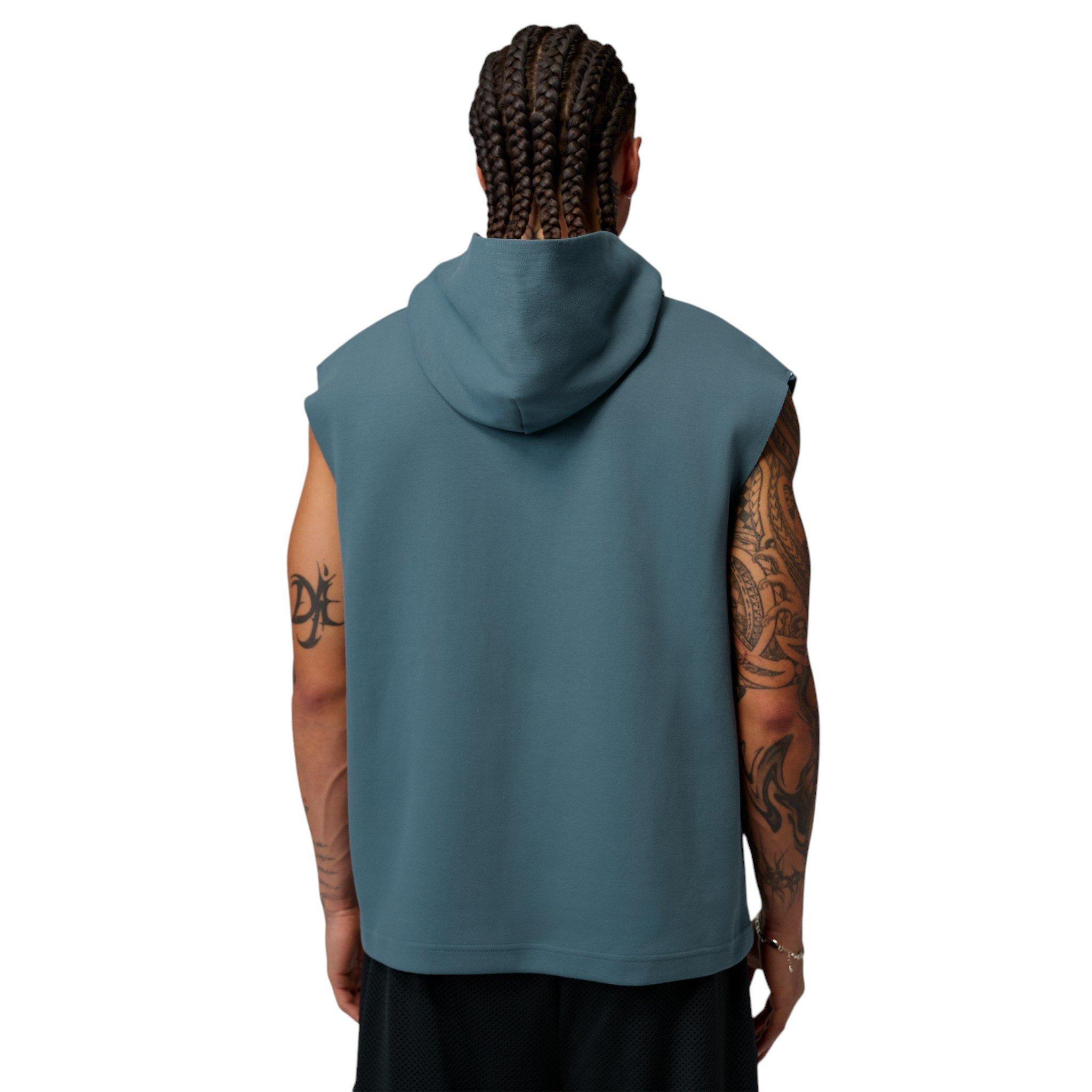 Jordan Men's Sport Hoop Fleece Dri-FIT Sleeveless Pullover Hoodie - Blue - BLUE