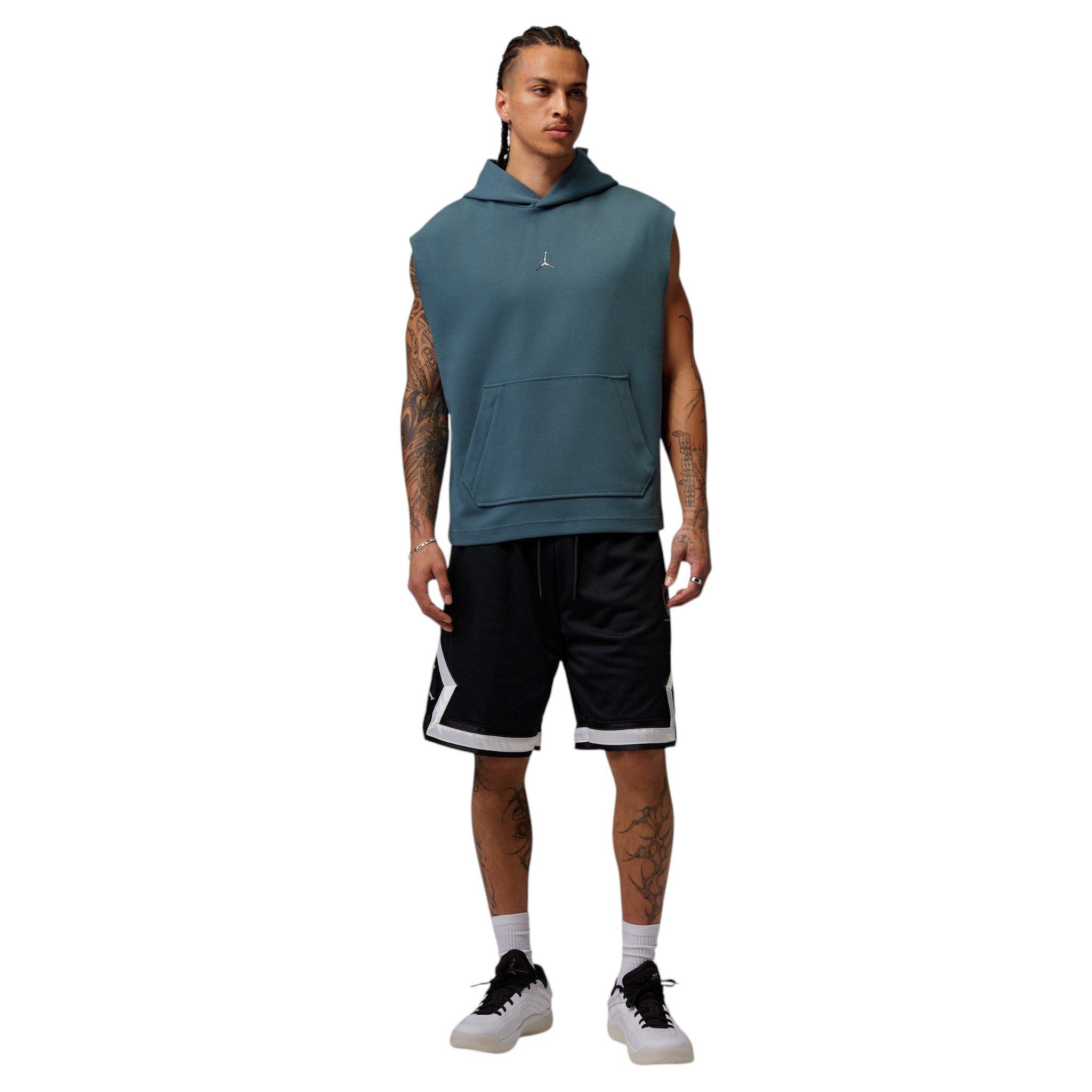 Jordan Men's Sport Hoop Fleece Dri-FIT Sleeveless Pullover Hoodie - Blue - BLUE