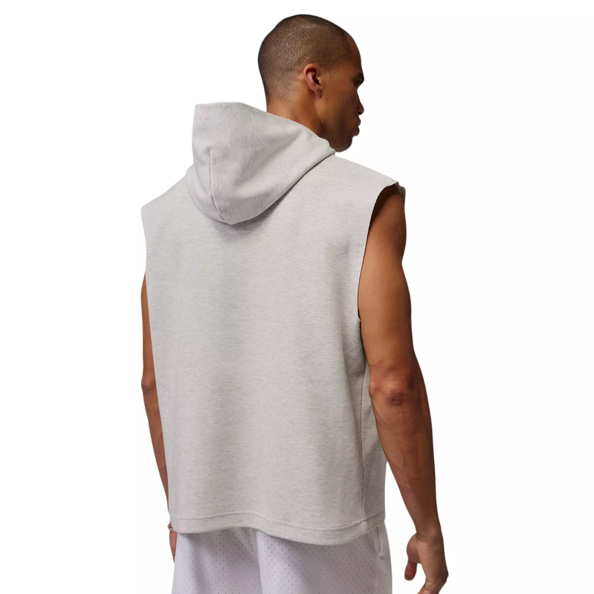 Jordan Men's Sport Hoop Fleece Dri-FIT Sleeveless Pullover Hoodie - Grey - GREY