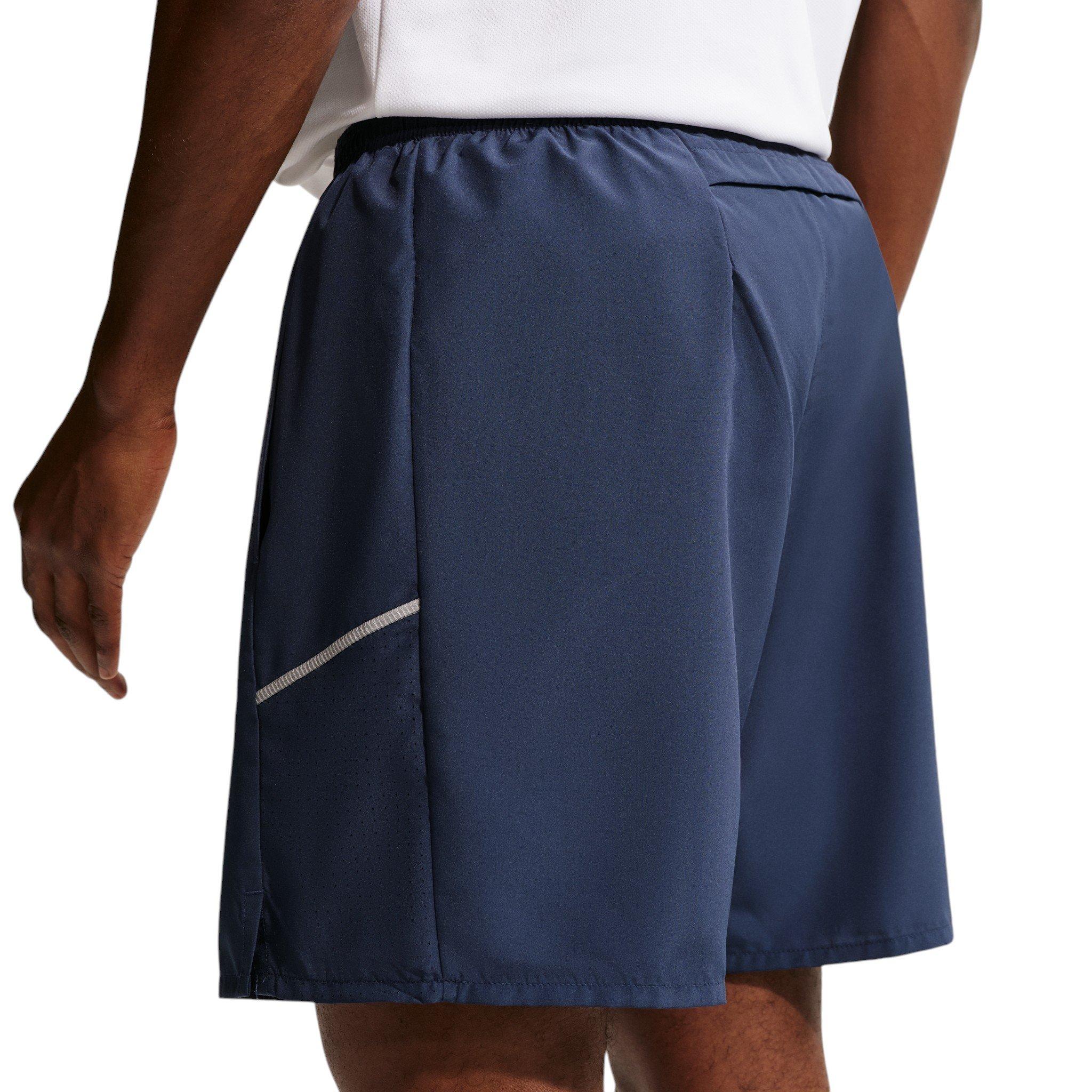 Nike Men's Miler Dri-FIT 7" Brief-Lined Running Shorts - Blue - BLUE