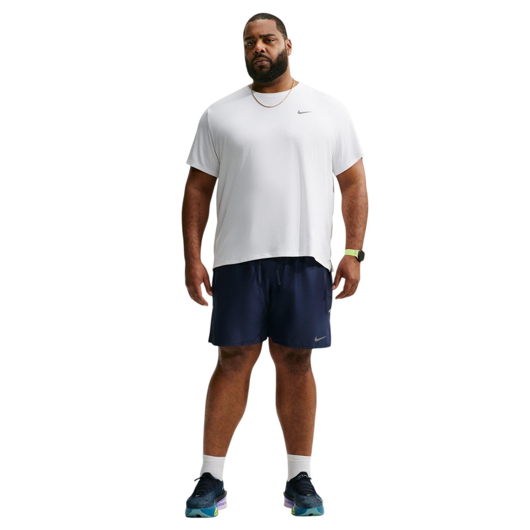 Nike Men's Miler Dri-FIT 7" Brief-Lined Running Shorts - Blue - BLUE