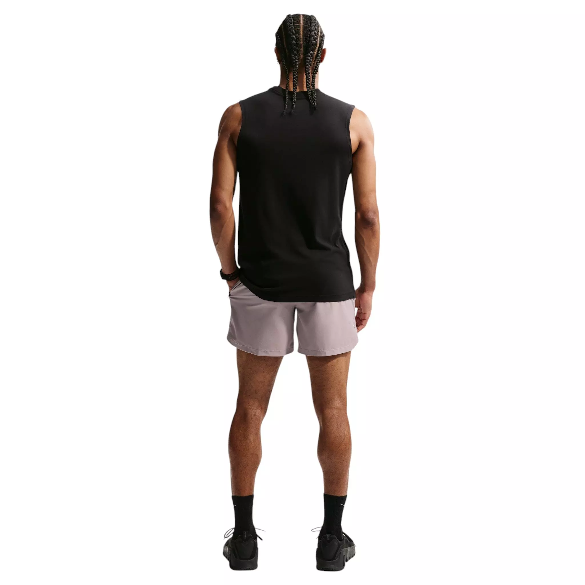 Nike Men's Pro Training Dri-FIT 6" Shorts - Light Purple - LIGHT PURPLE