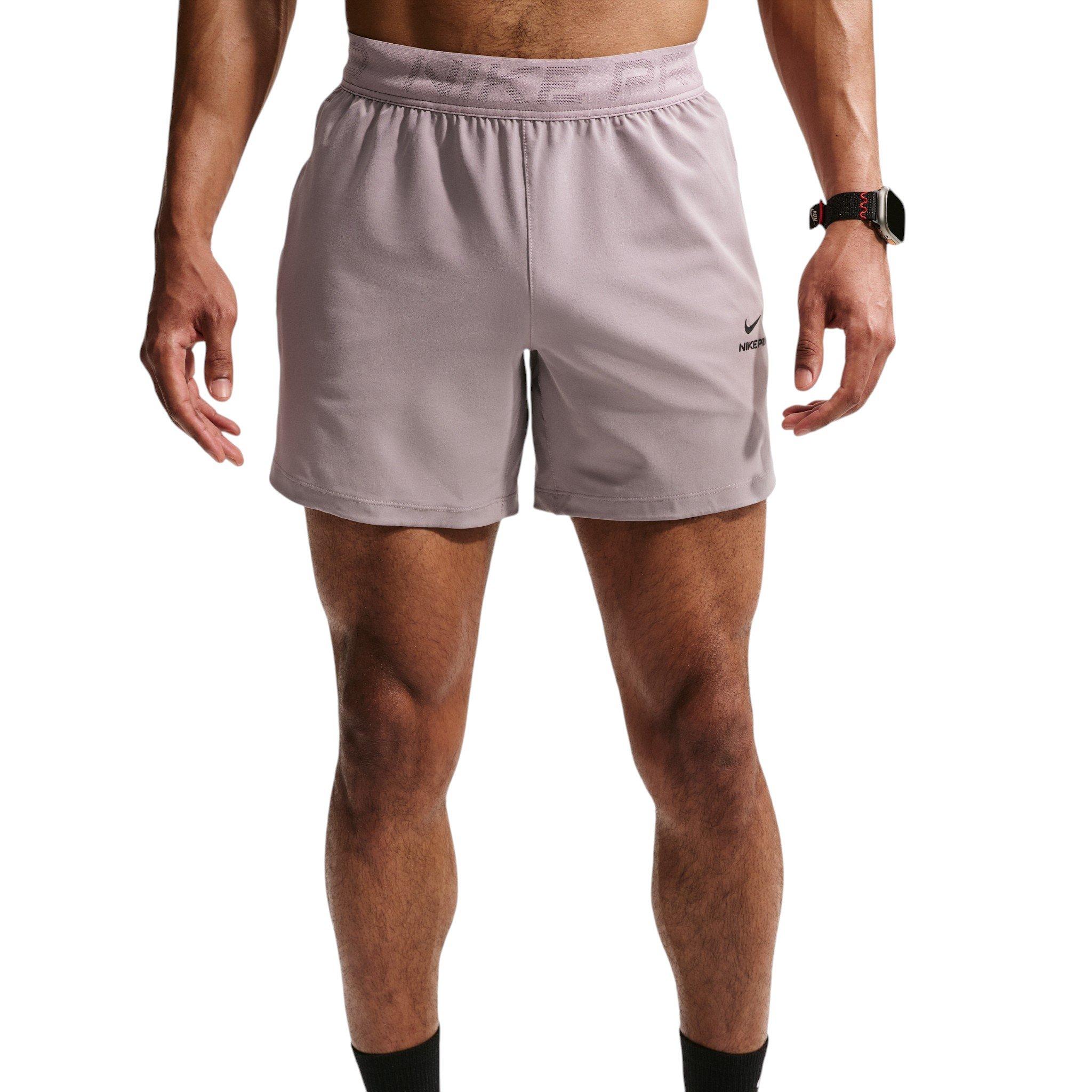 Nike Men's Pro Training Dri-FIT 6" Shorts - Light Purple - LIGHT PURPLE