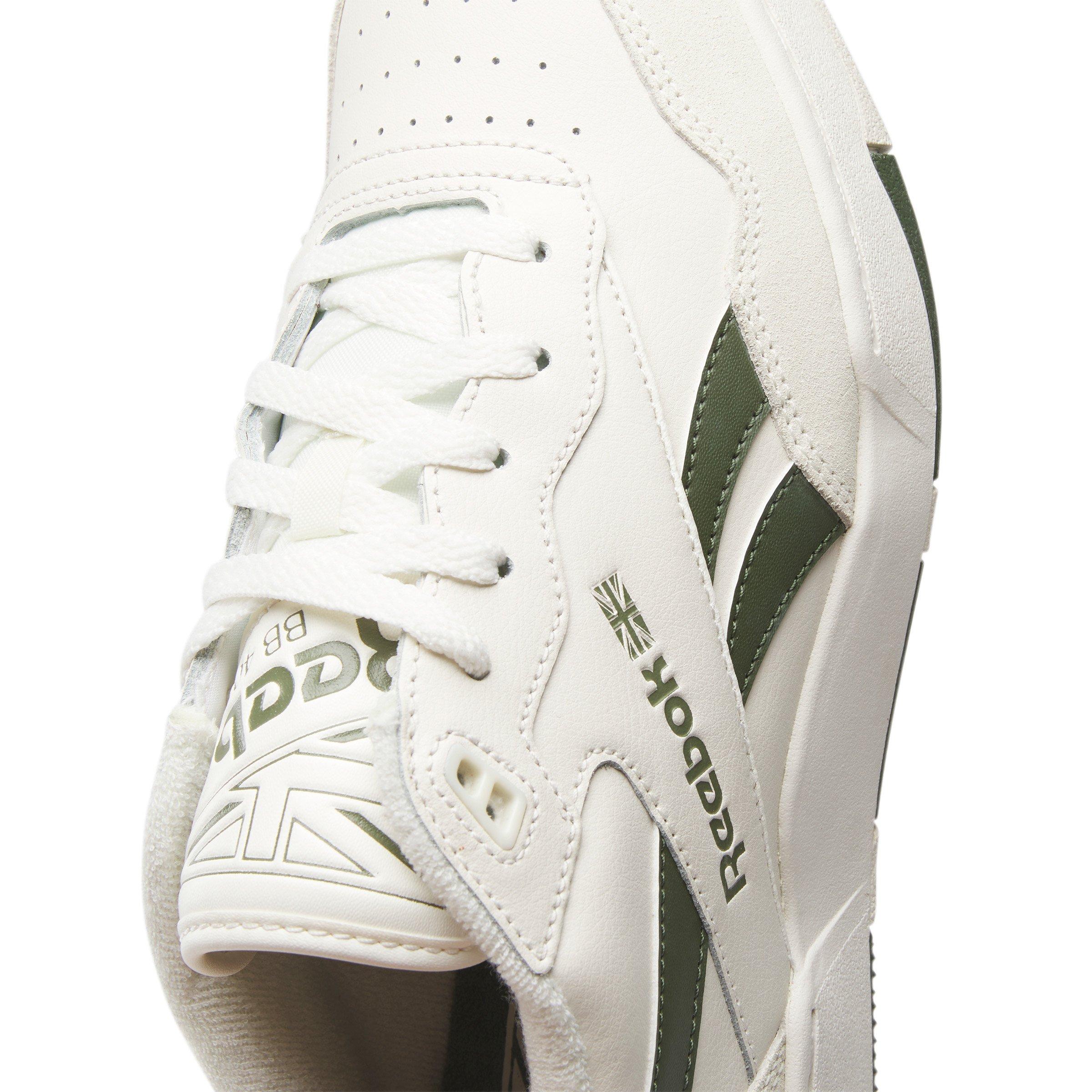 Reebok BB 4000 II "Chalk/Varsity Green/Vintage Chalk" Unisex Shoe - CHALK/GREEN/CHALK Thumbnail View 4
