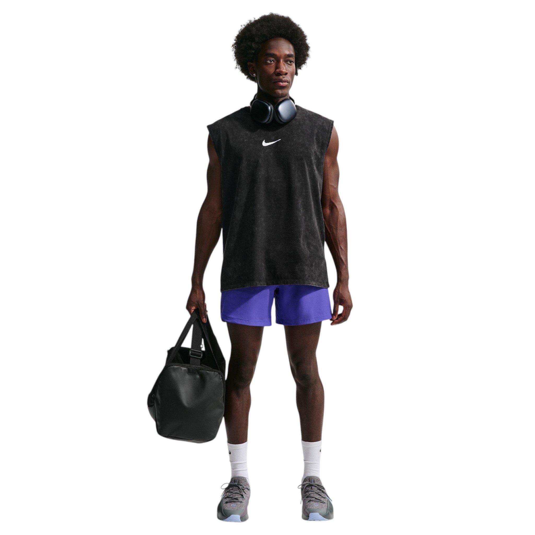 Nike Men's Pro Training Dri-FIT 6" Shorts - Purple - PURPLE
