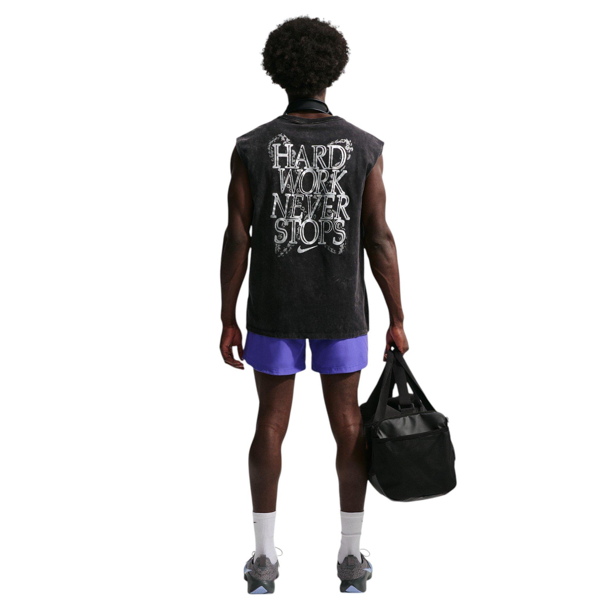 Nike Men's Pro Training Dri-FIT 6" Shorts - Purple - PURPLE