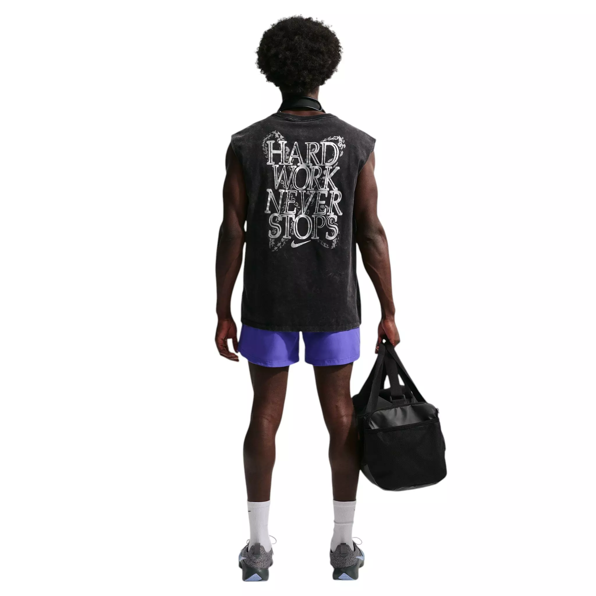 Nike Men's Pro Training Dri-FIT 6" Shorts - Purple - PURPLE