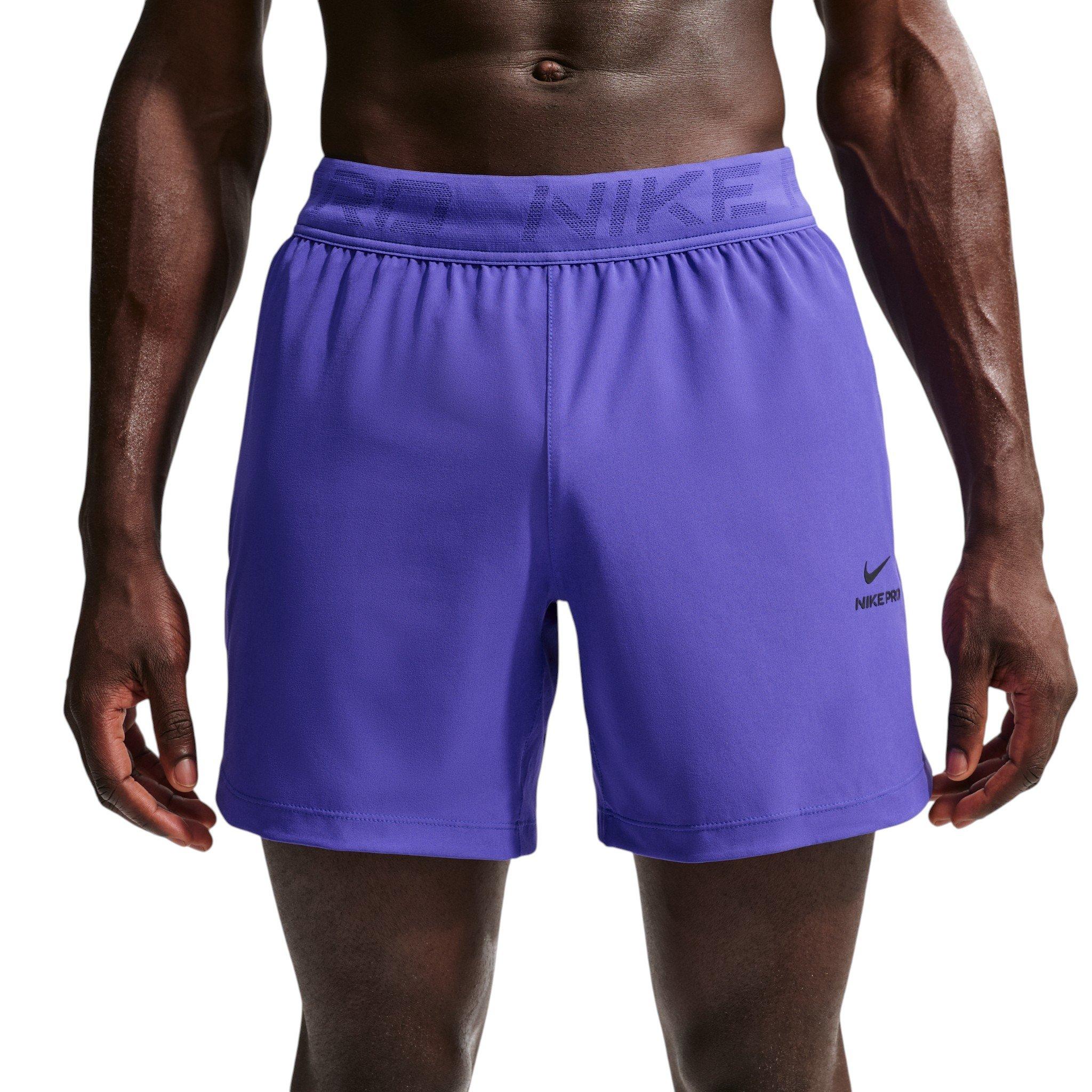 Nike Men's Pro Training Dri-FIT 6" Shorts - Purple - PURPLE