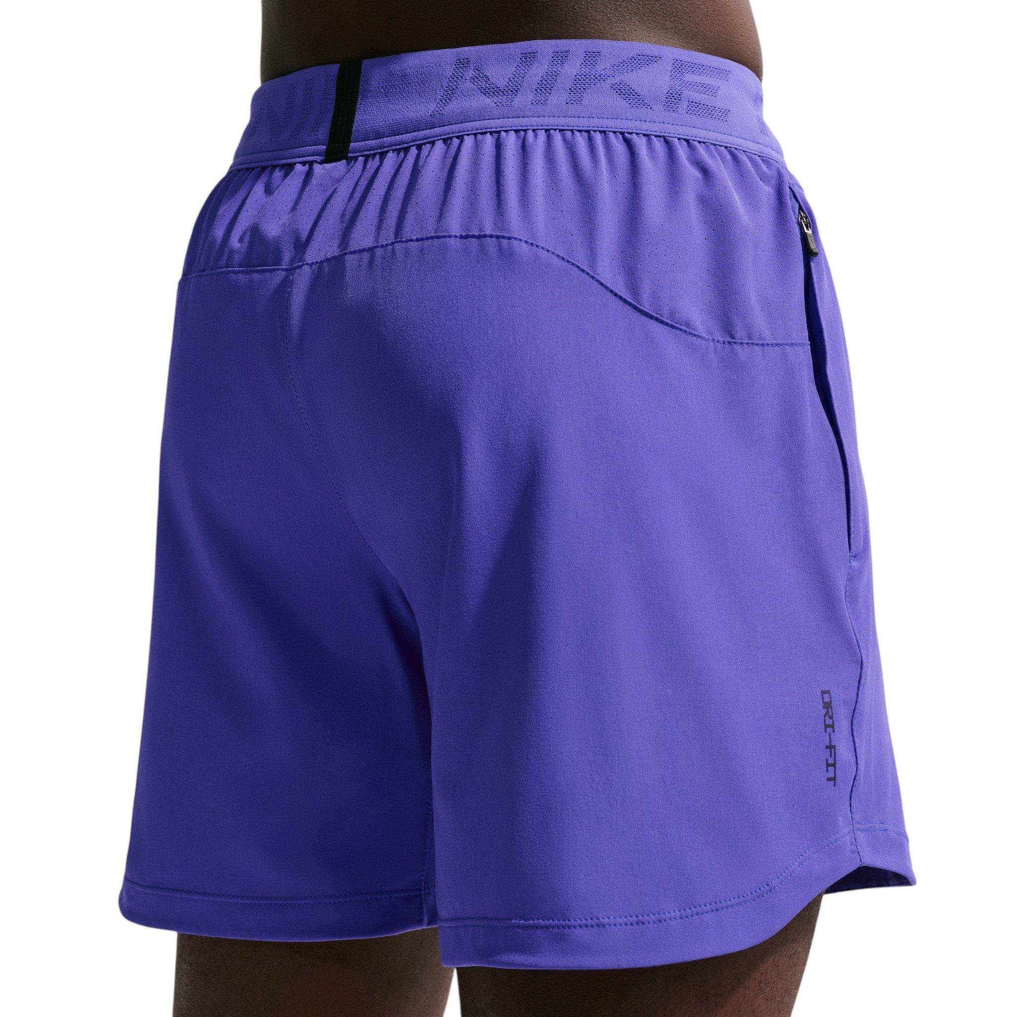 Nike Men's Pro Training Dri-FIT 6" Shorts - Purple - PURPLE