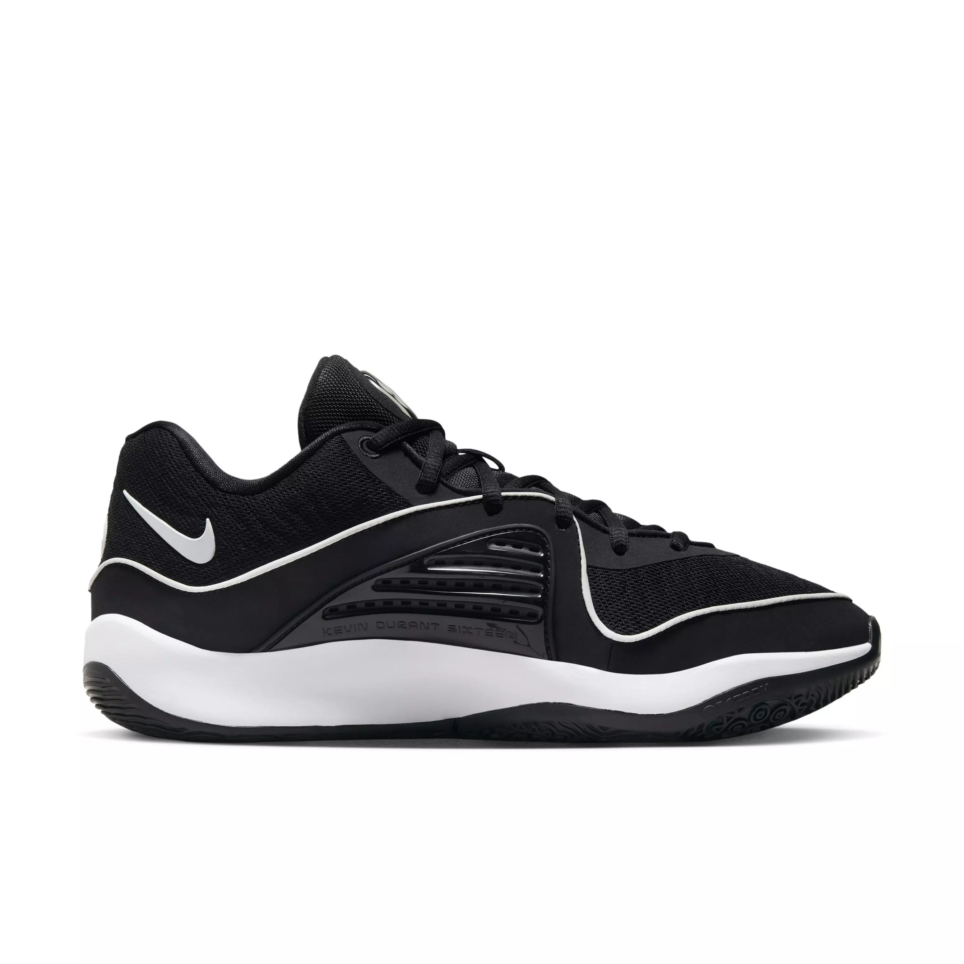 Nike KD16 (Team) "Black/White" Men's Basketball Shoe - BLACK/WHITE