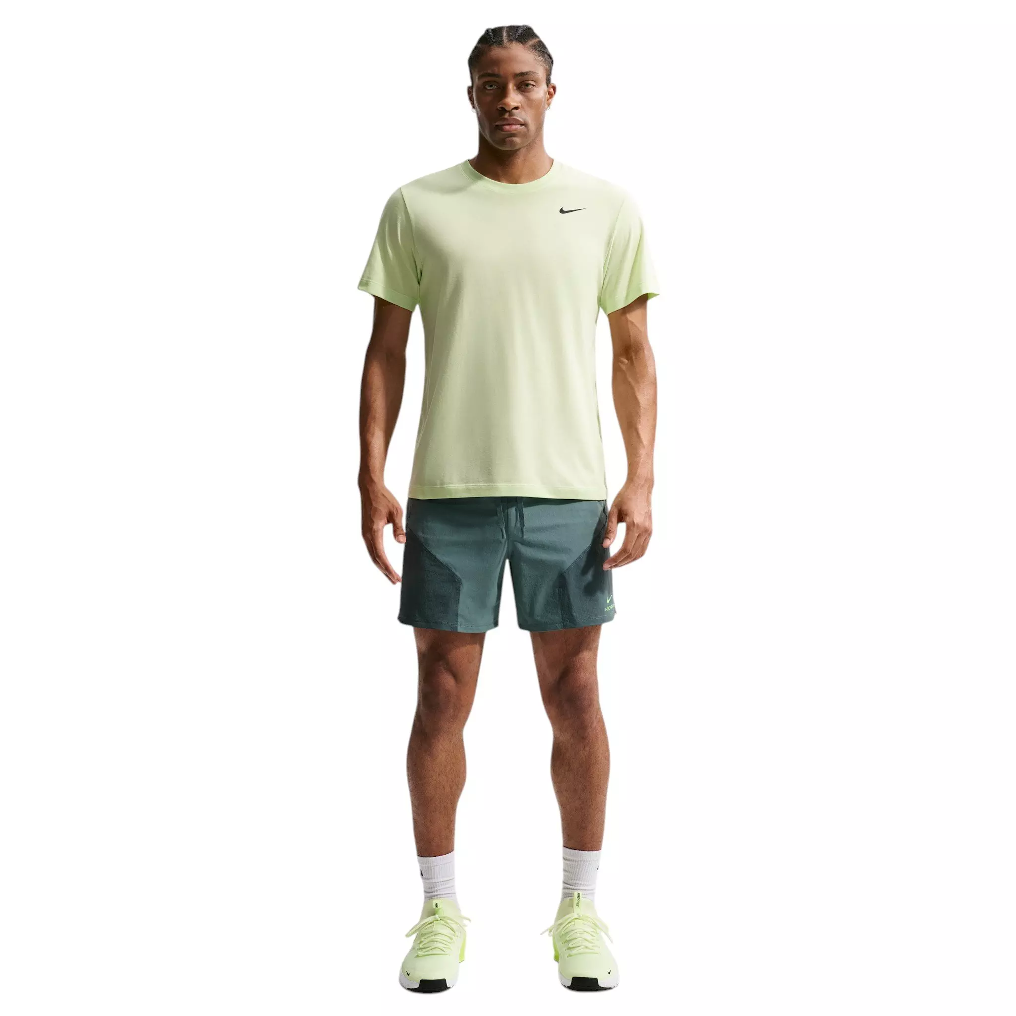 Nike Men's Pro Training Dri-FIT ADV 6" Shorts - Green - GREEN