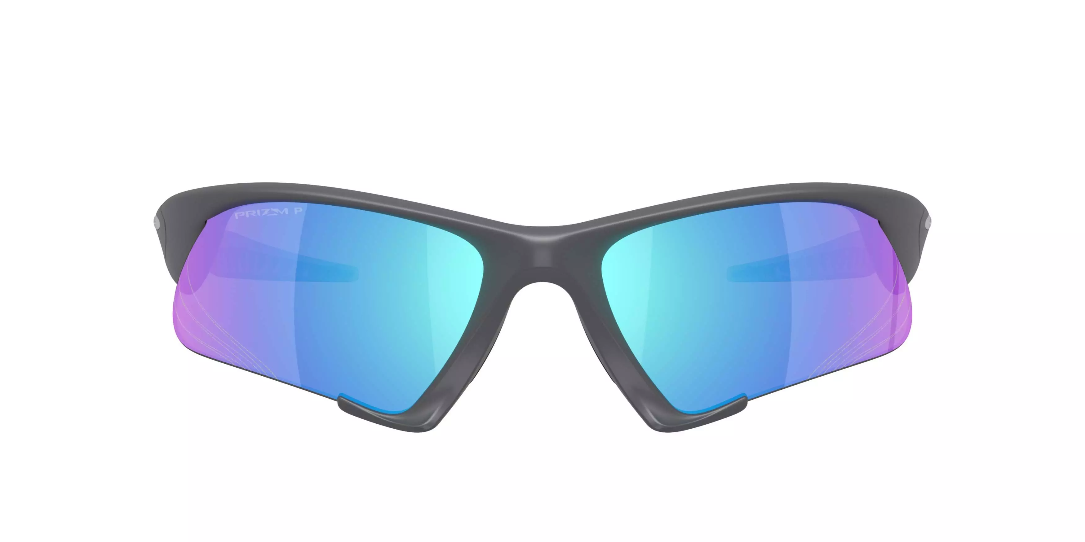 Oakley Suture Jacket Prizm Sapphire Polarized Sunglasses &ndash; Matte Carbon - BLACK/BLUE