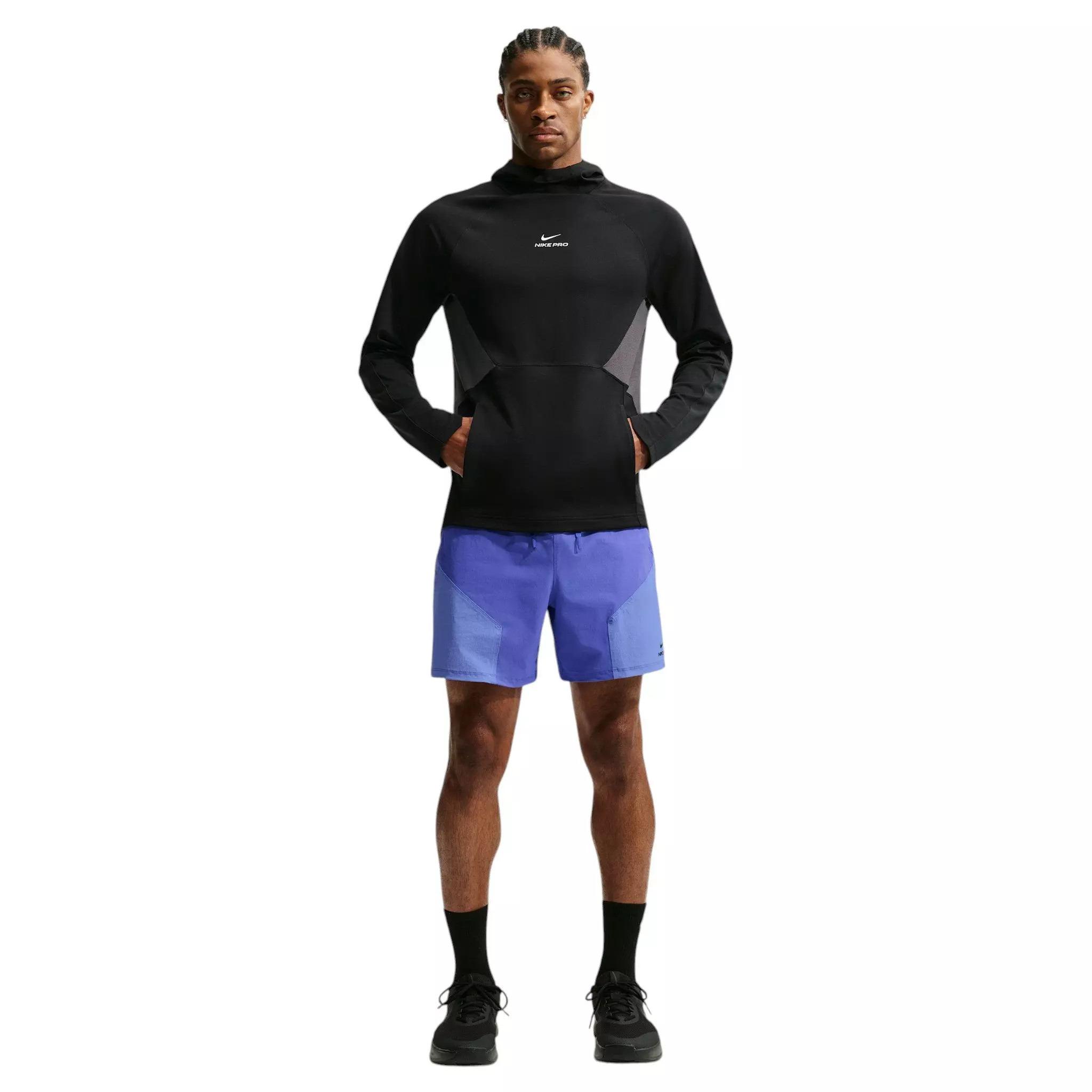 Nike Men's Pro Training Dri-FIT ADV 6" Shorts - Purple - PURPLE