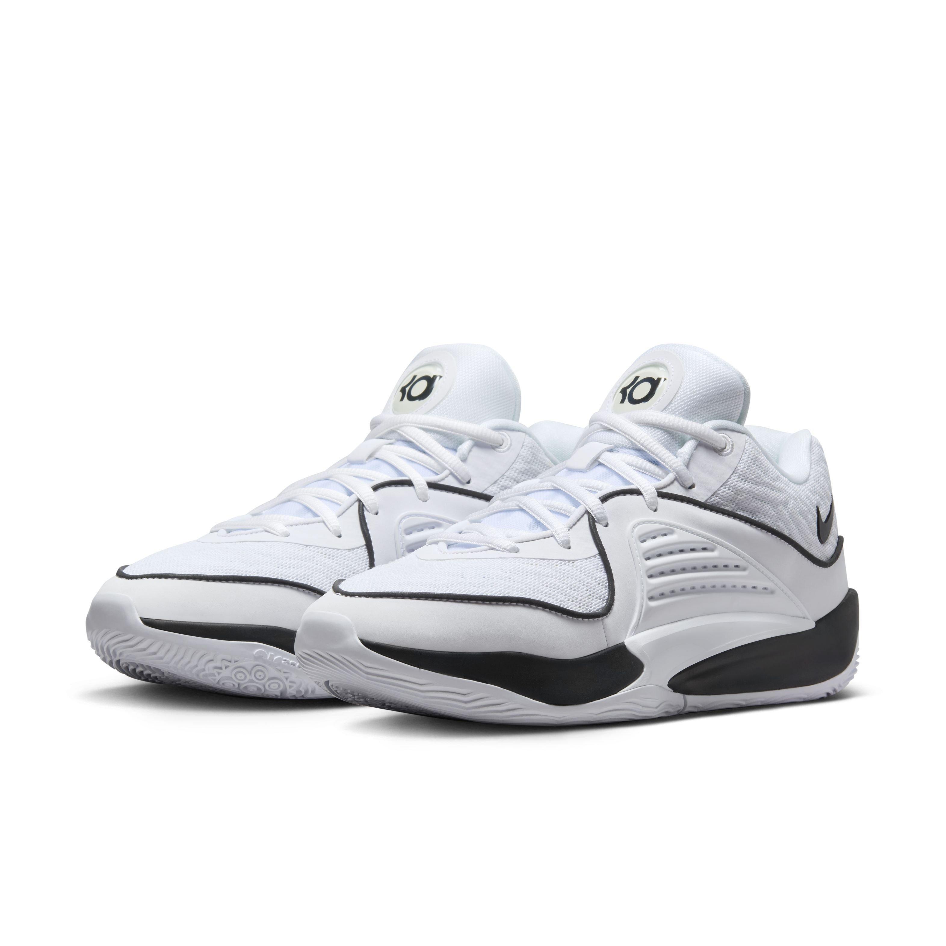 White Nike KD Basketball Shoes Kevin Durant Shoes Hibbett