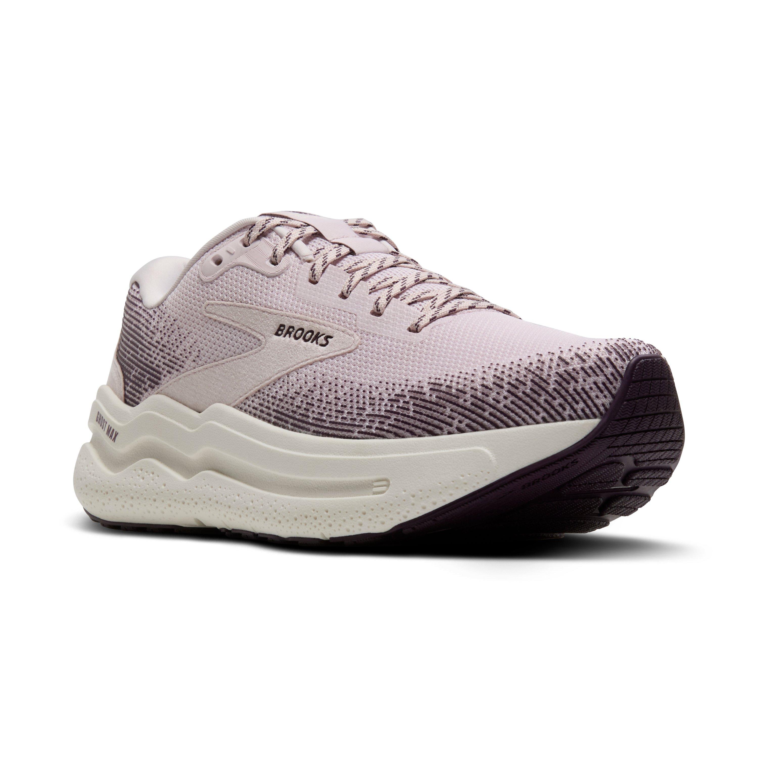 Brooks Ghost Max 2 "Orchid Ice/Plum/Coconut" Women's Running Shoe - ORCHID/PLUM/COCONUT Thumbnail View 4