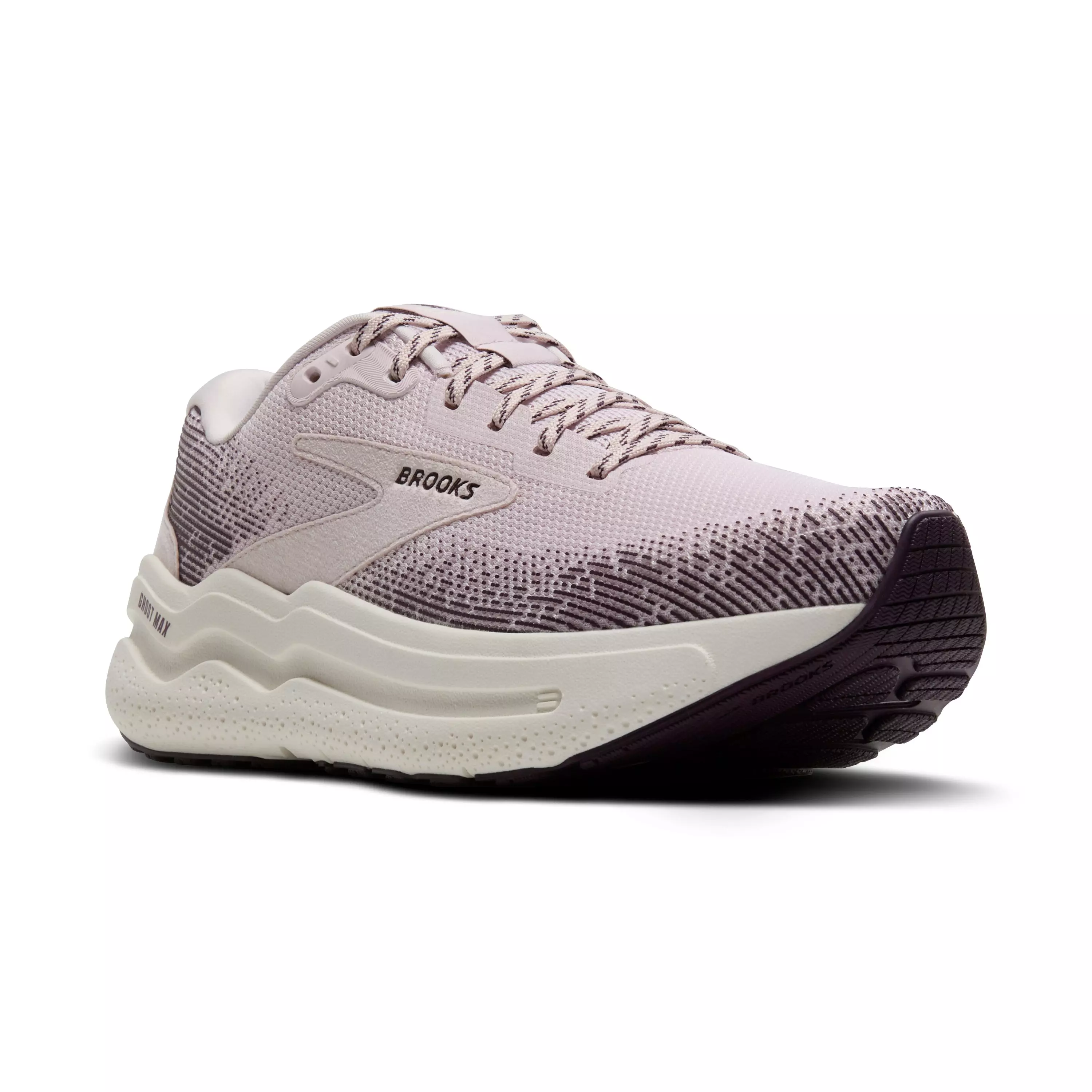 Brooks Ghost Max 2 "Orchid Ice/Plum/Coconut" Women's Running Shoe - ORCHID/PLUM/COCONUT