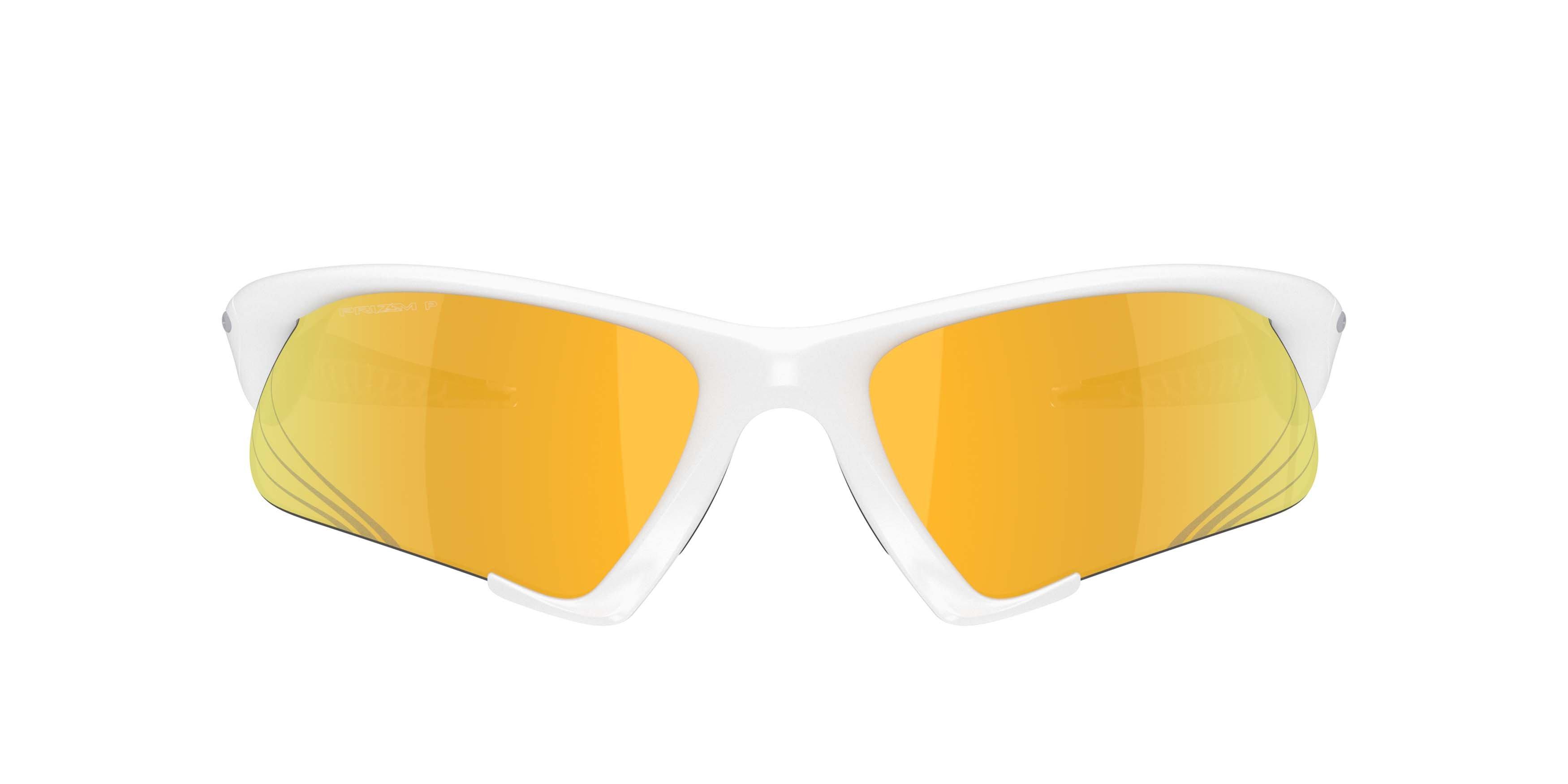 Oakley Suture Jacket Prizm 24K Polarized Sunglasses &ndash; Matte White - WHITE/GOLD Thumbnail View 2