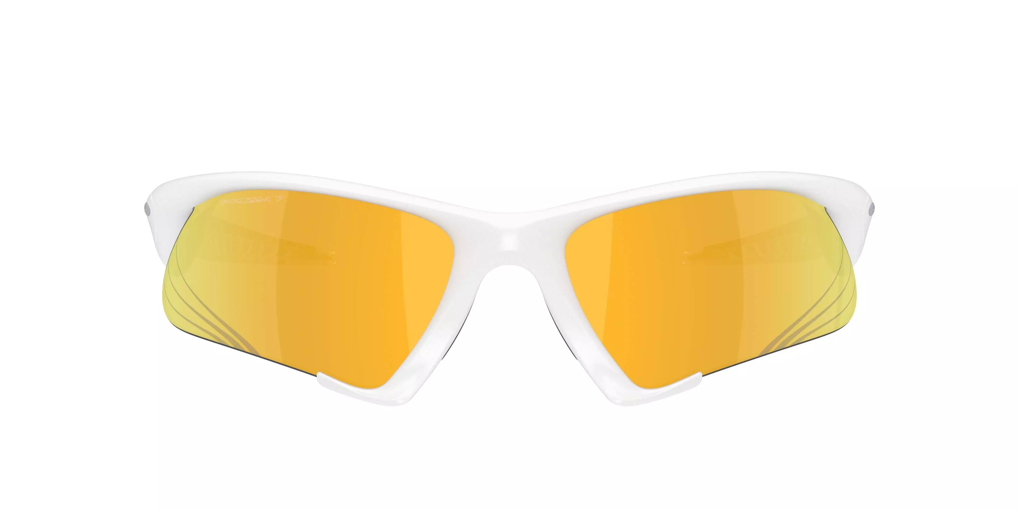 Oakley Suture Jacket Prizm 24K Polarized Sunglasses &ndash; Matte White - WHITE/GOLD