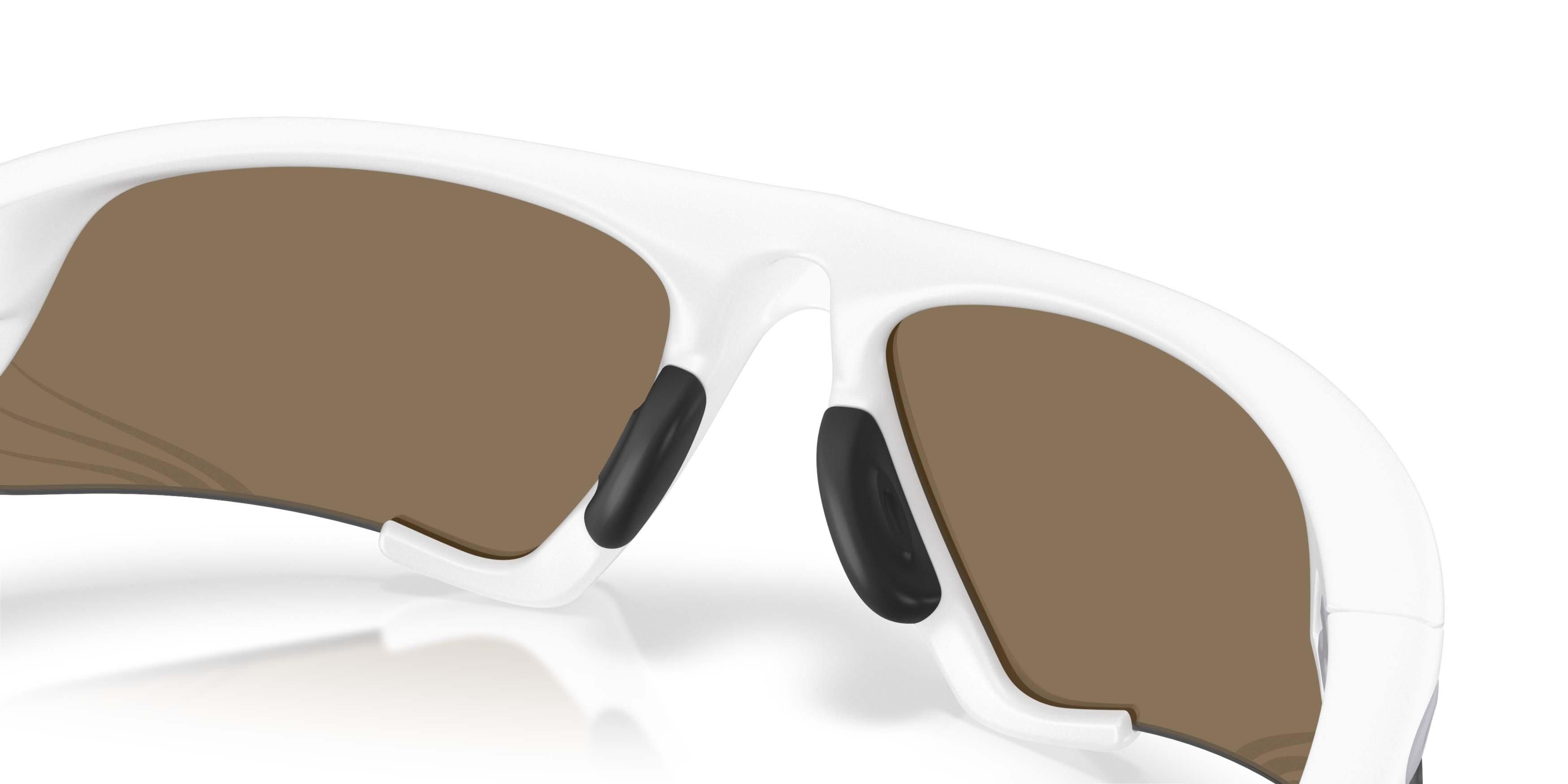 Oakley Suture Jacket Prizm 24K Polarized Sunglasses &ndash; Matte White - WHITE/GOLD Thumbnail View 5