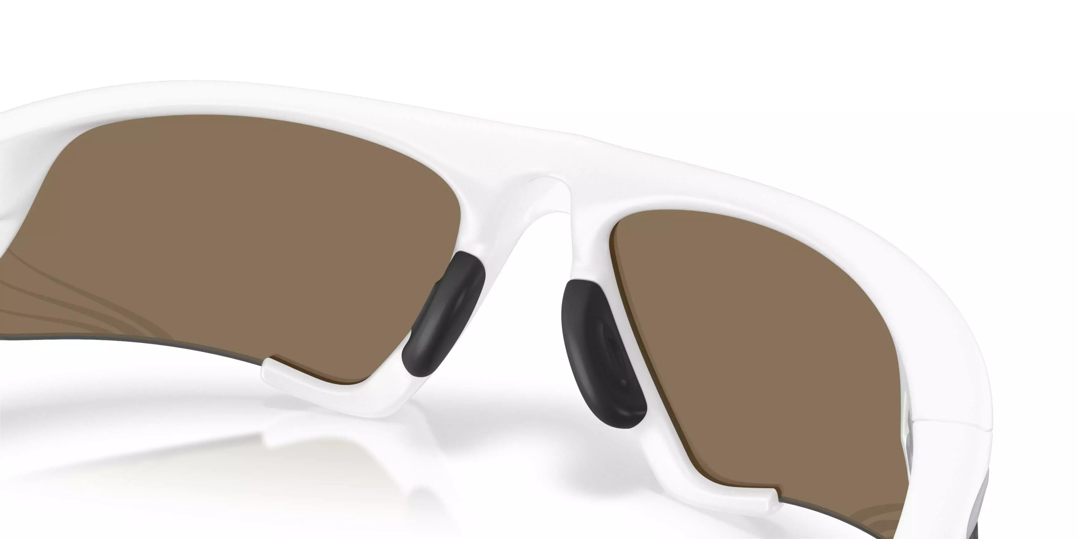Oakley Suture Jacket Prizm 24K Polarized Sunglasses &ndash; Matte White - WHITE/GOLD