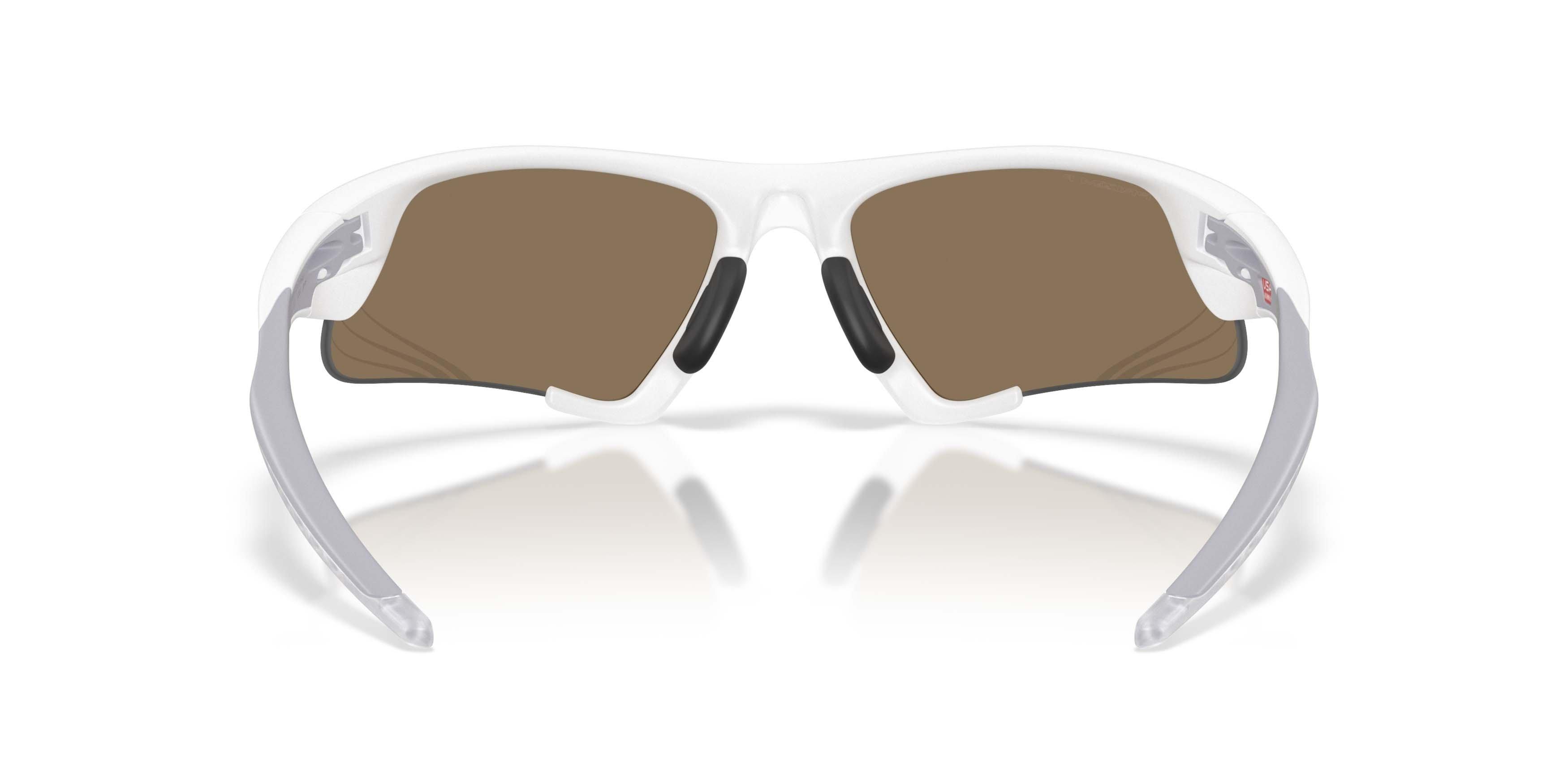 Oakley Suture Jacket Prizm 24K Polarized Sunglasses &ndash; Matte White - WHITE/GOLD Thumbnail View 6